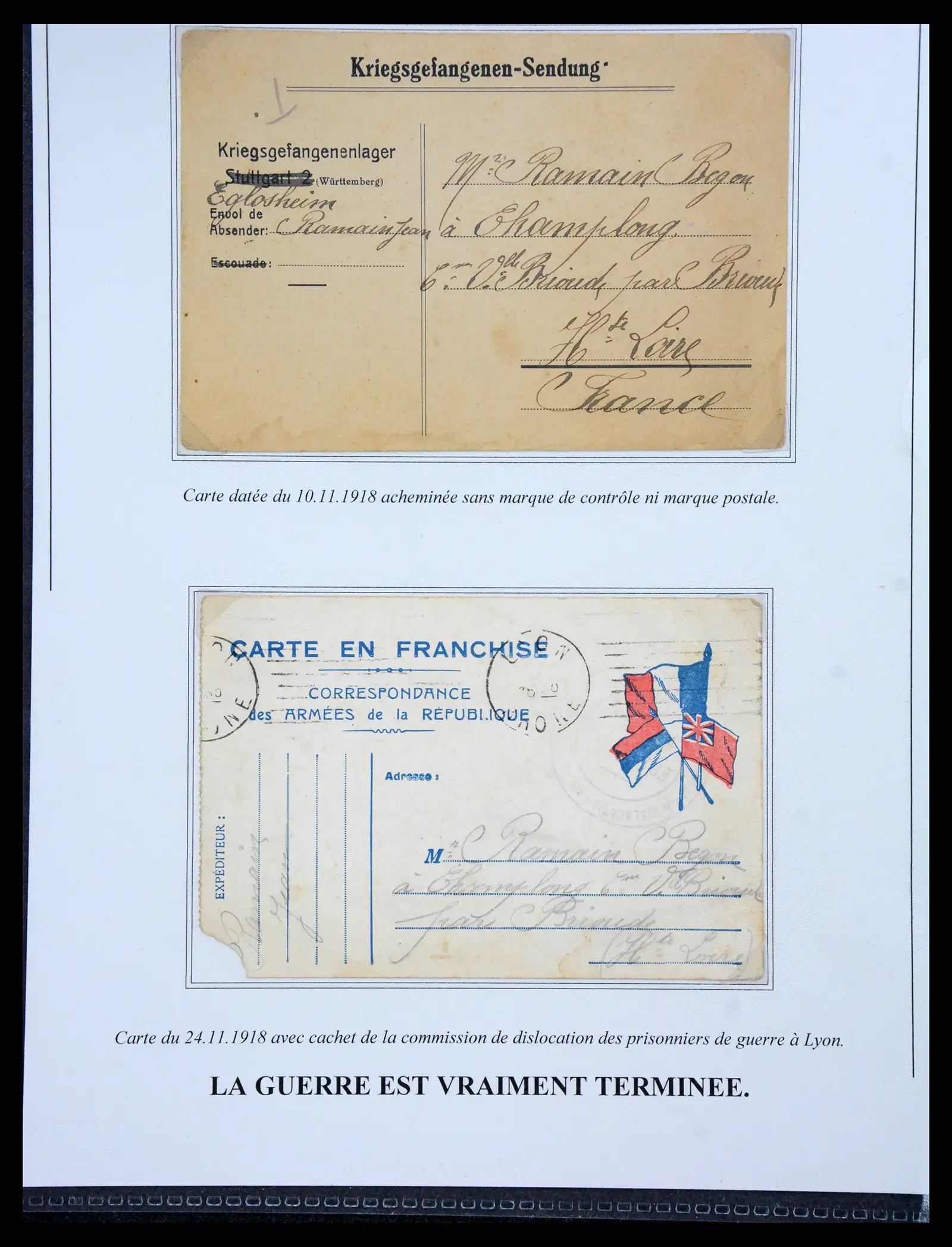 40521 0067 - Stamp collection 40521 Thematics 1st Worldwar exhitibion collection 1915-1918.