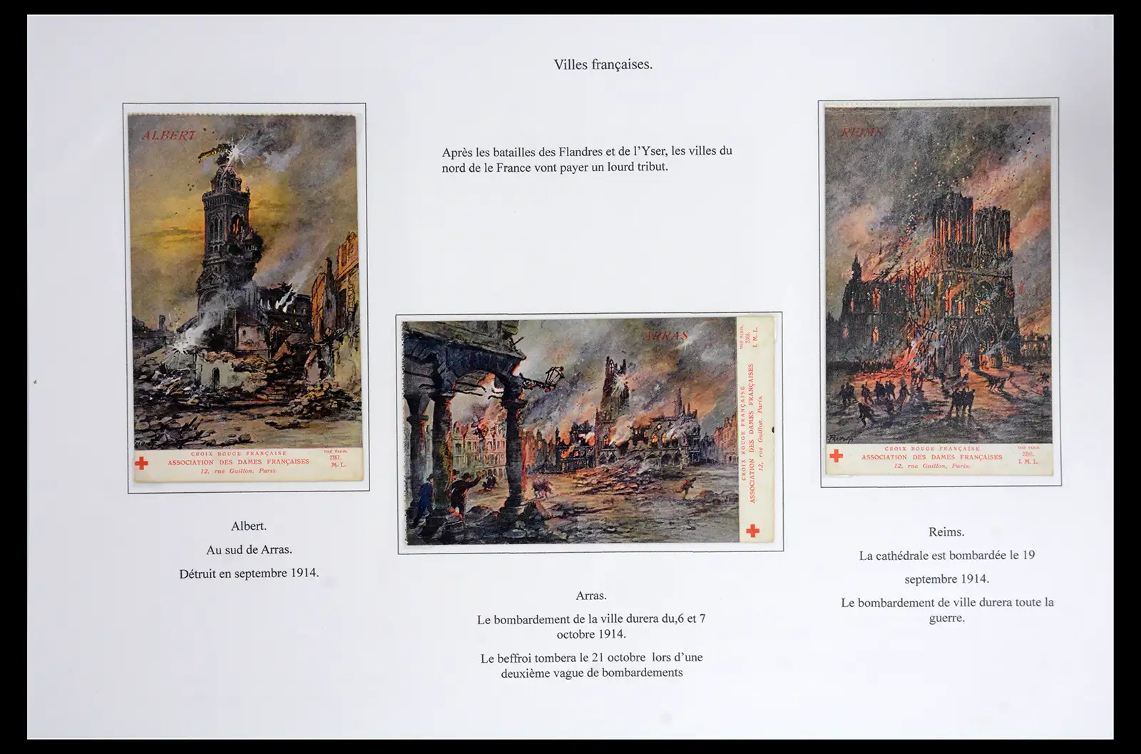 40522 0015 - Stamp collection 40522 Thematics 1st Worldwar exhitibion collection 1915