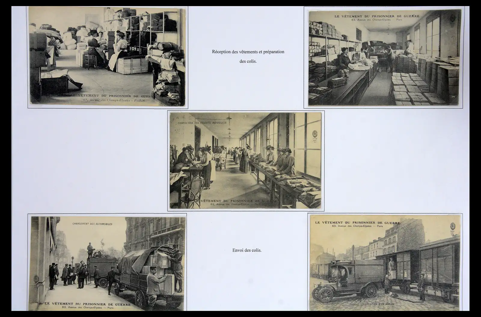 40522 0018 - Stamp collection 40522 Thematics 1st Worldwar exhitibion collection 1915