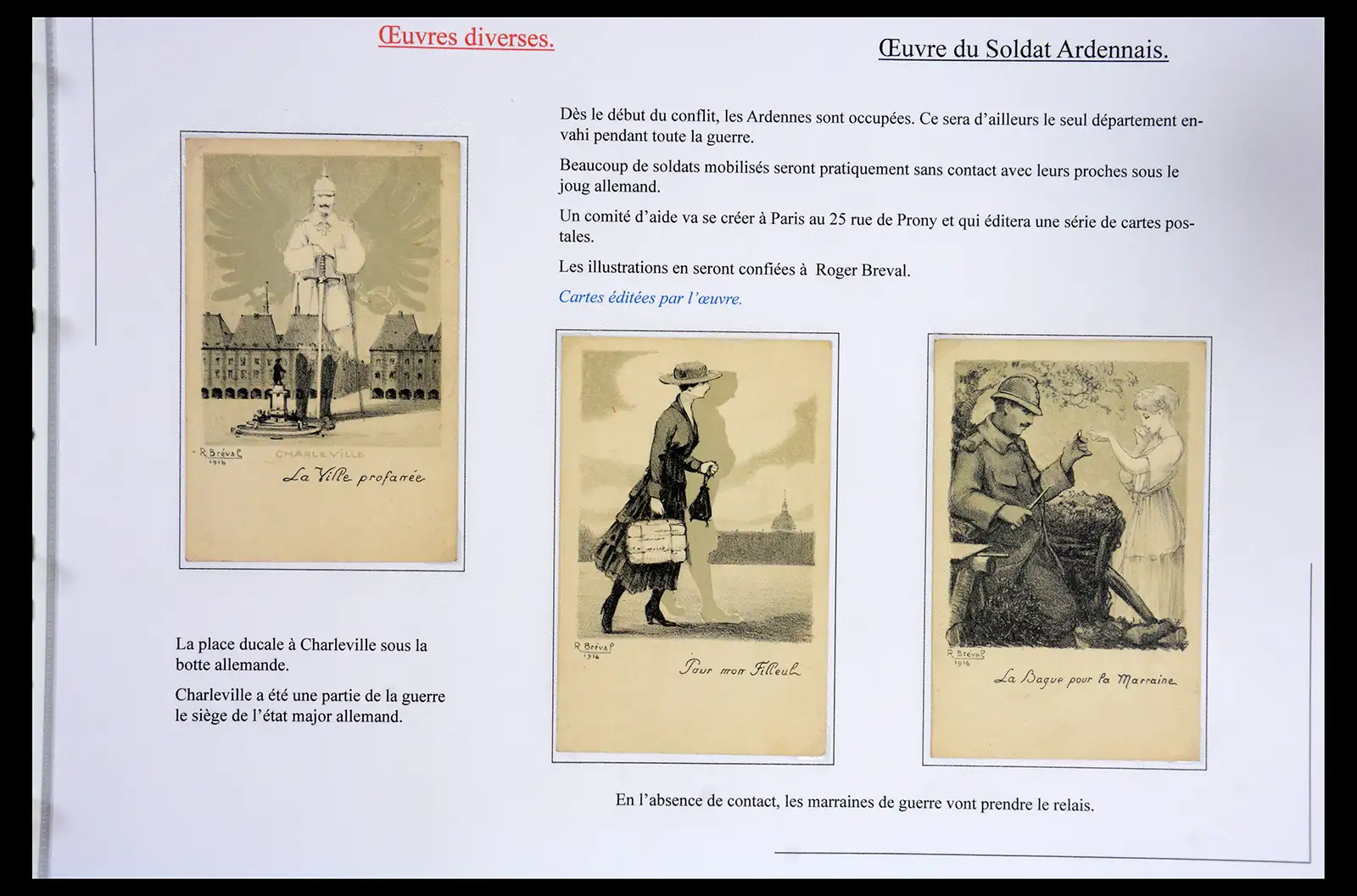 40522 0029 - Stamp collection 40522 Thematics 1st Worldwar exhitibion collection 1915-1918.