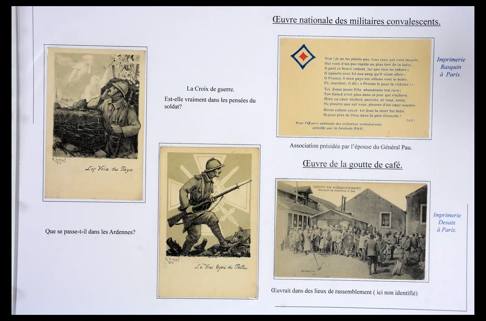 40522 0031 - Stamp collection 40522 Thematics 1st Worldwar exhitibion collection 1915-1918.