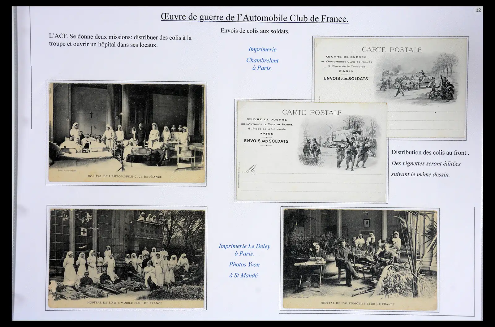 40522 0032 - Stamp collection 40522 Thematics 1st Worldwar exhitibion collection 1915-1918.