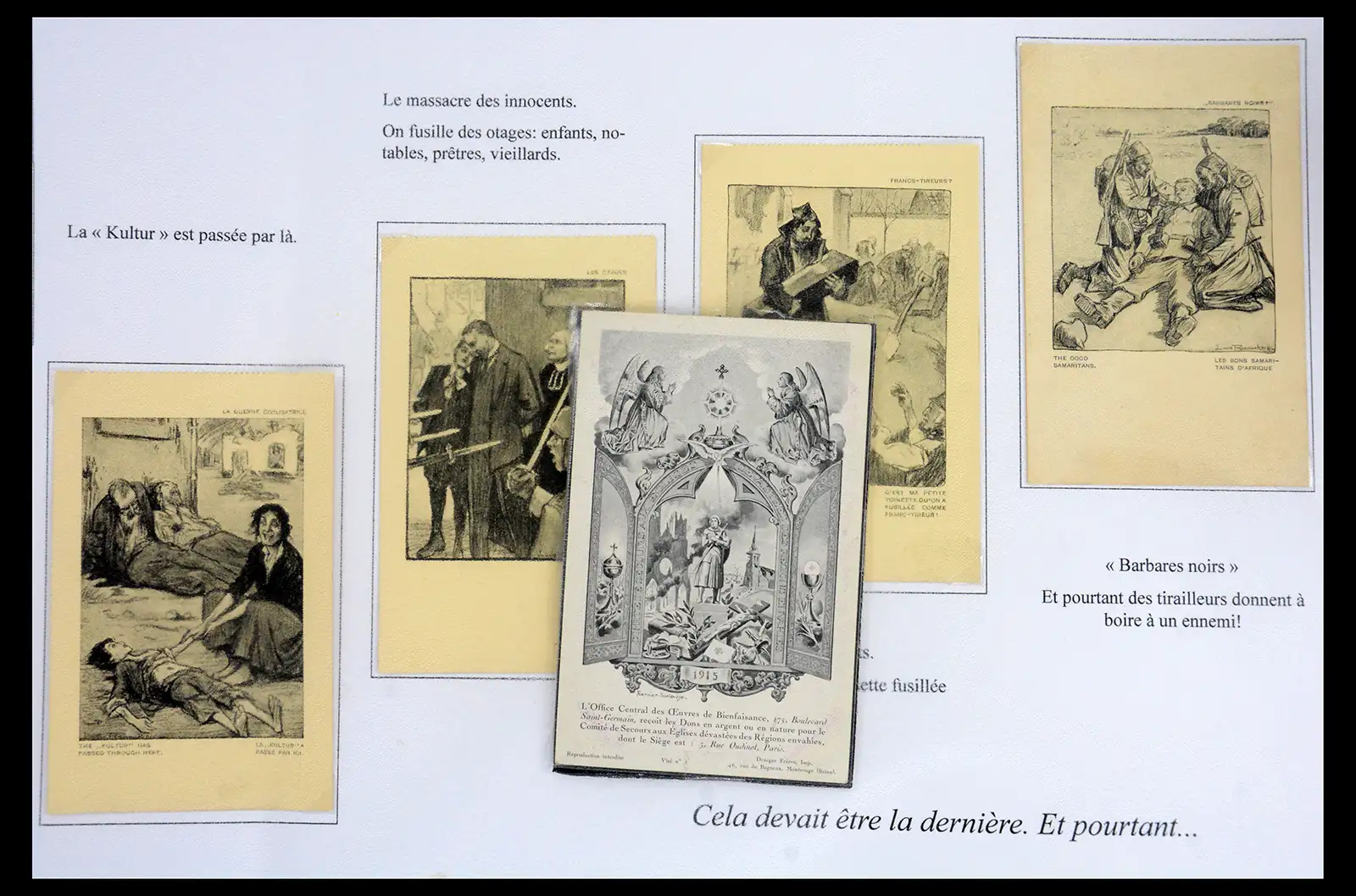 40522 0037 - Stamp collection 40522 Thematics 1st Worldwar exhitibion collection 1915-1918.