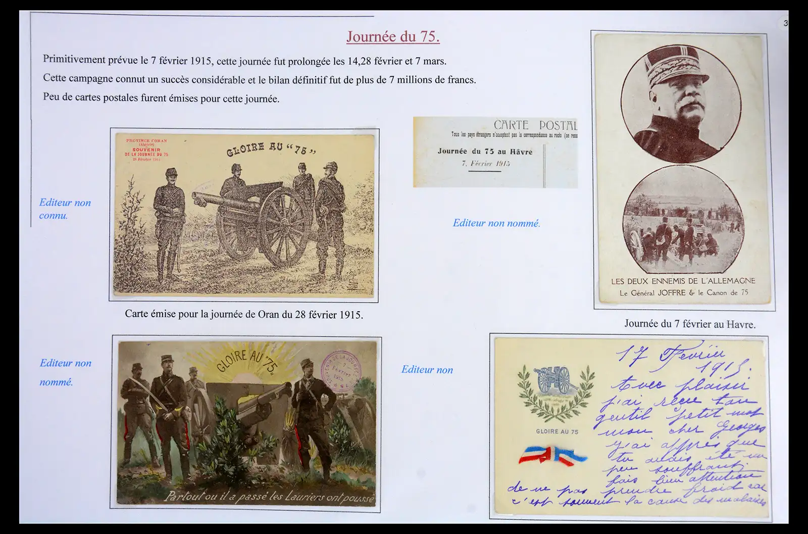 40522 0040 - Stamp collection 40522 Thematics 1st Worldwar exhitibion collection 1915-1918.