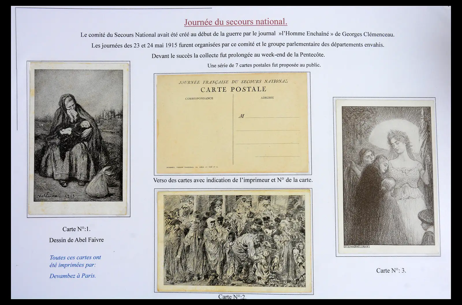 40522 0041 - Stamp collection 40522 Thematics 1st Worldwar exhitibion collection 1915-1918.