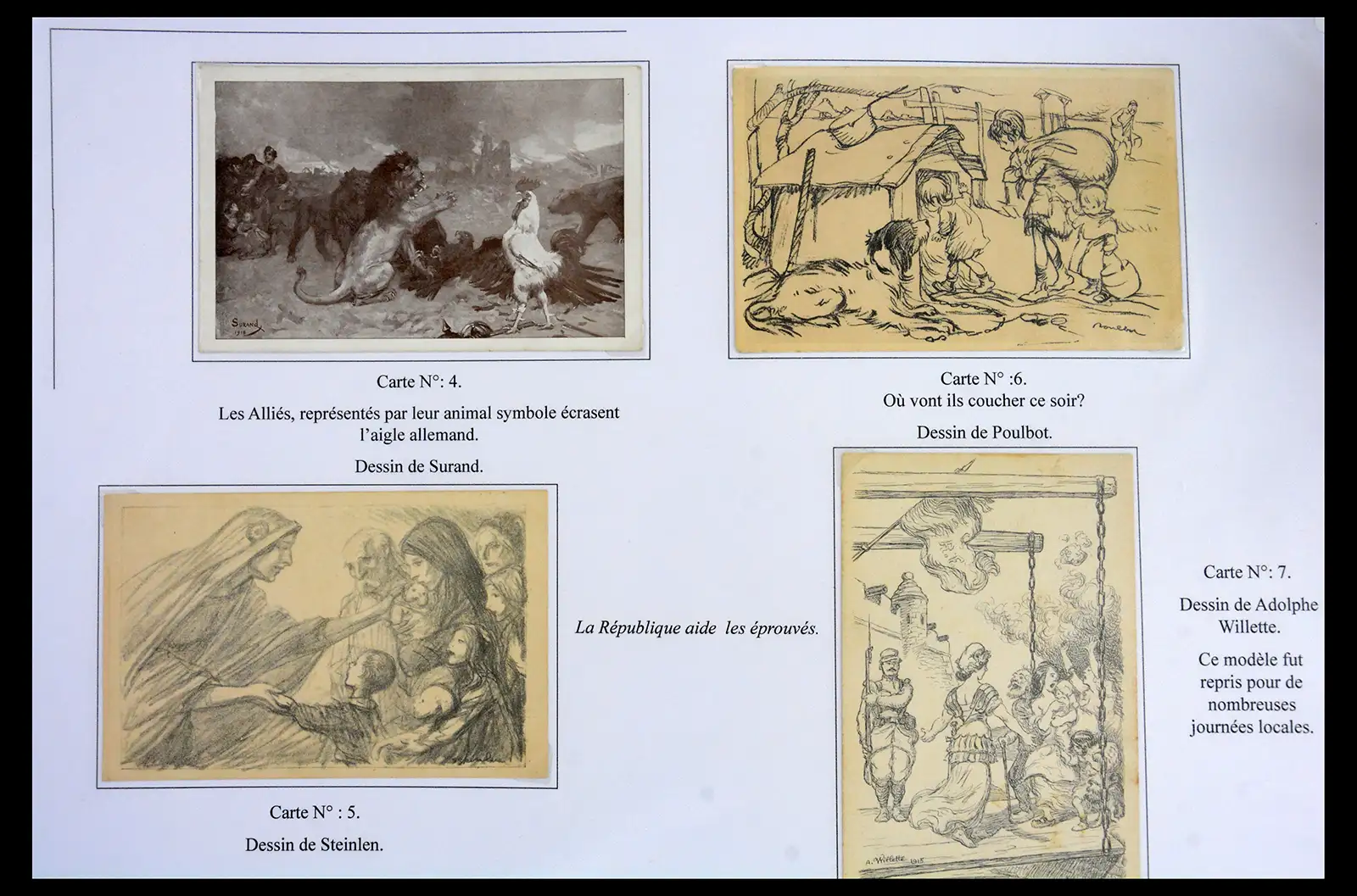 40522 0042 - Stamp collection 40522 Thematics 1st Worldwar exhitibion collection 1915-1918.