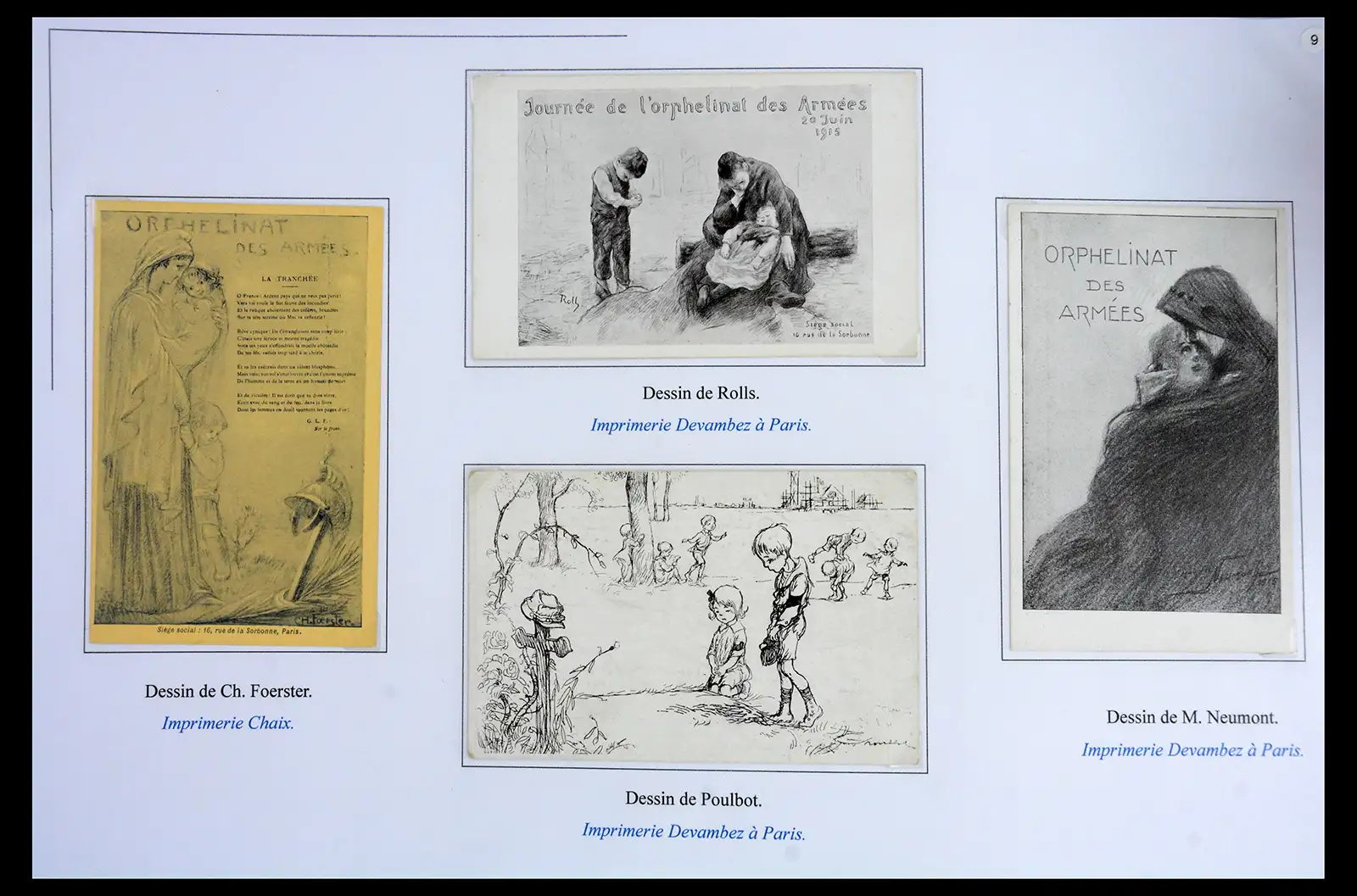 40522 0046 - Stamp collection 40522 Thematics 1st Worldwar exhitibion collection 1915-1918.