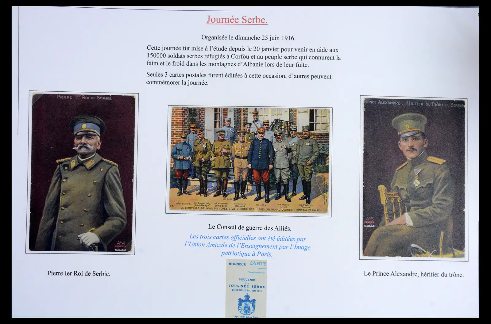 40522 0051 - Stamp collection 40522 Thematics 1st Worldwar exhitibion collection 1915-1918.