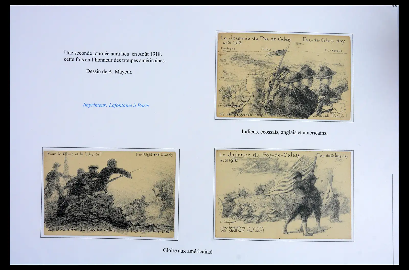 40522 0055 - Stamp collection 40522 Thematics 1st Worldwar exhitibion collection 1915-1918.