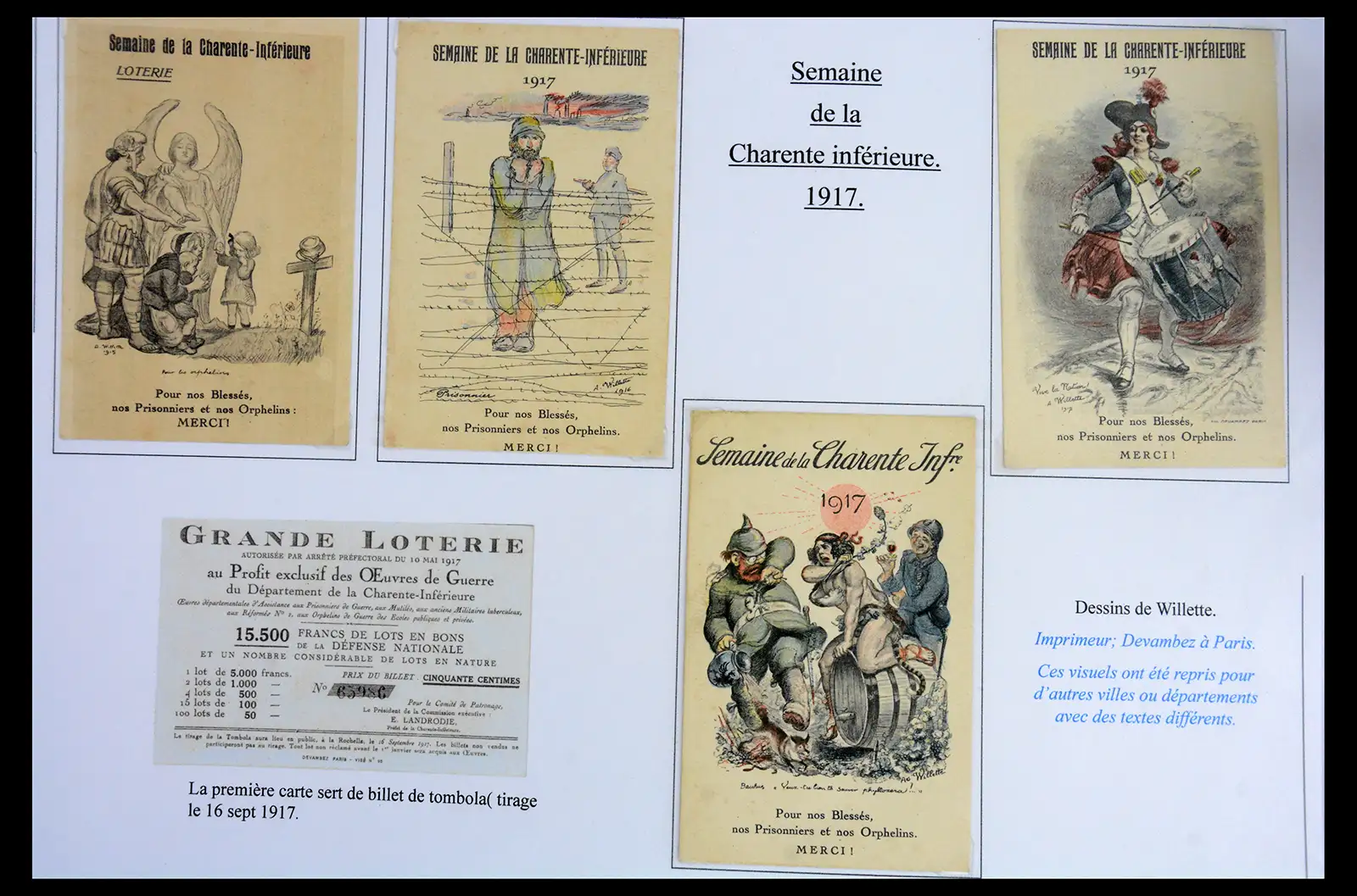 40522 0058 - Stamp collection 40522 Thematics 1st Worldwar exhitibion collection 1915-1918.