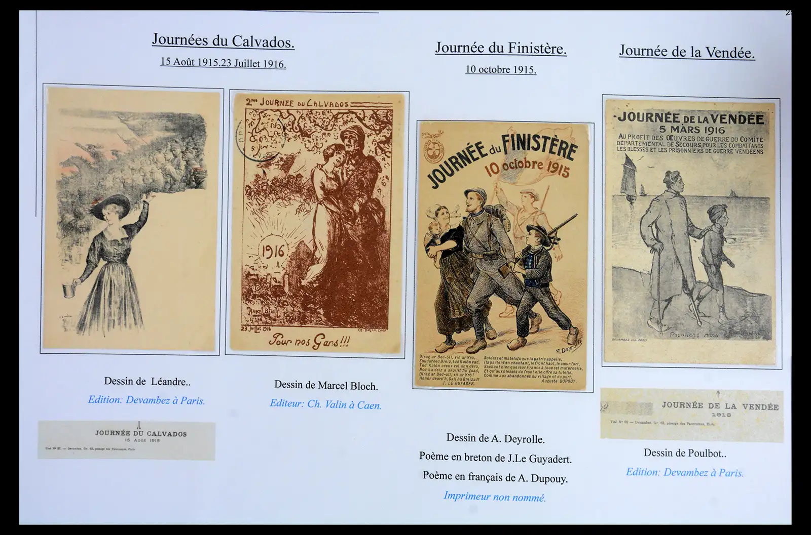 40522 0062 - Stamp collection 40522 Thematics 1st Worldwar exhitibion collection 1915-1918.