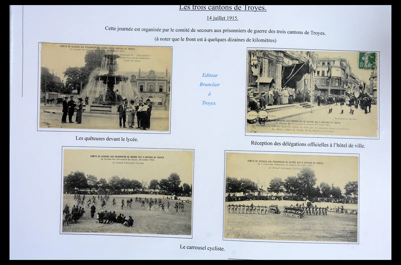 40522 0065 - Stamp collection 40522 Thematics 1st Worldwar exhitibion collection 1915-1918.