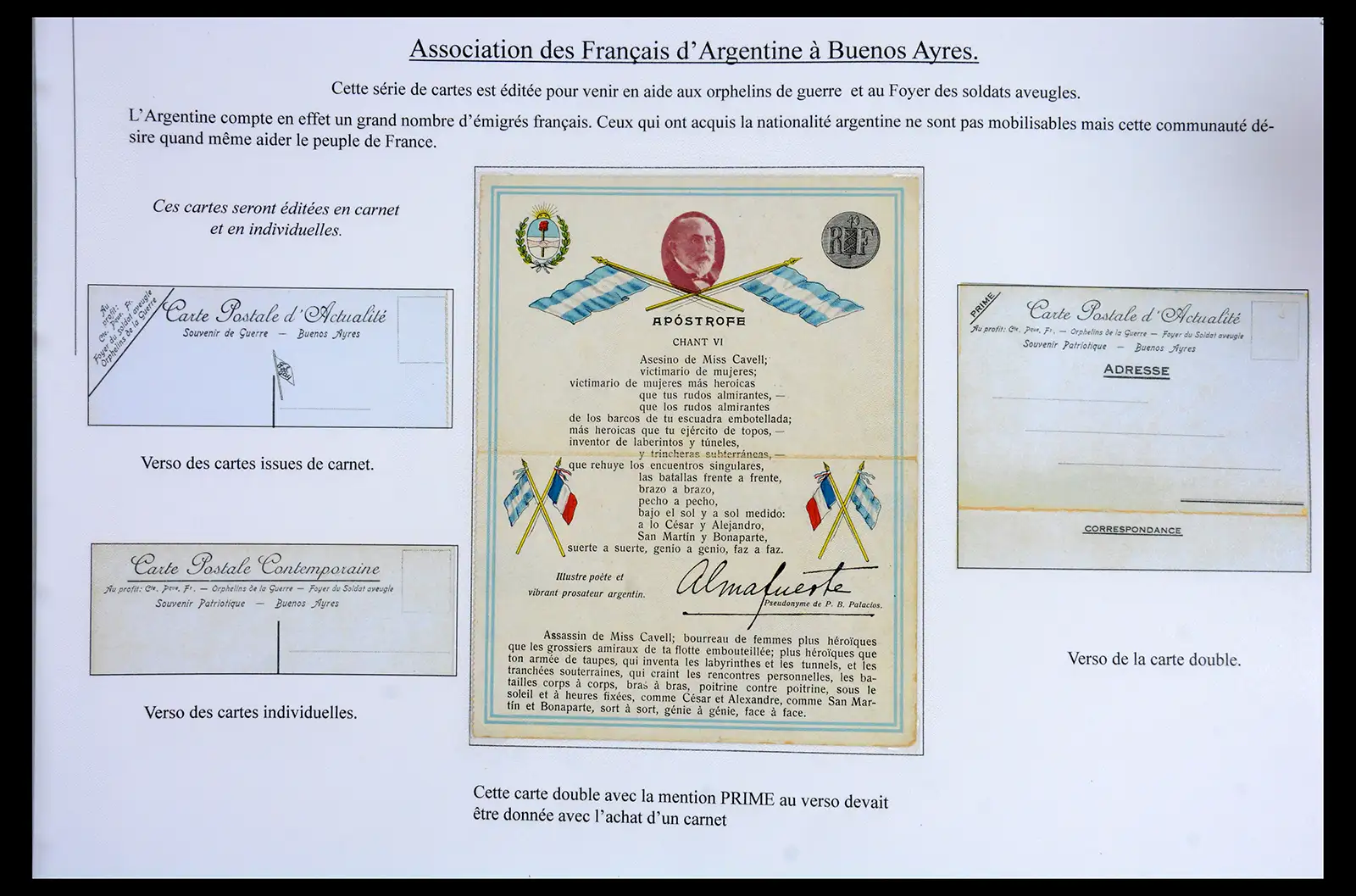 40522 0073 - Stamp collection 40522 Thematics 1st Worldwar exhitibion collection 1915-1918.