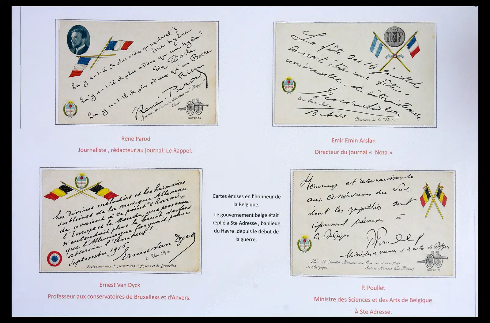 40522 0077 - Stamp collection 40522 Thematics 1st Worldwar exhitibion collection 1915-1918.