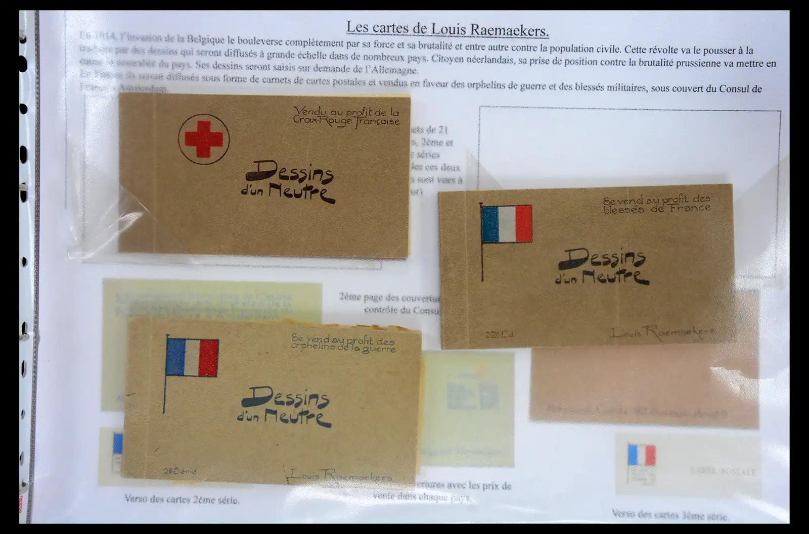 40522 0078 - Stamp collection 40522 Thematics 1st Worldwar exhitibion collection 1915-1918.