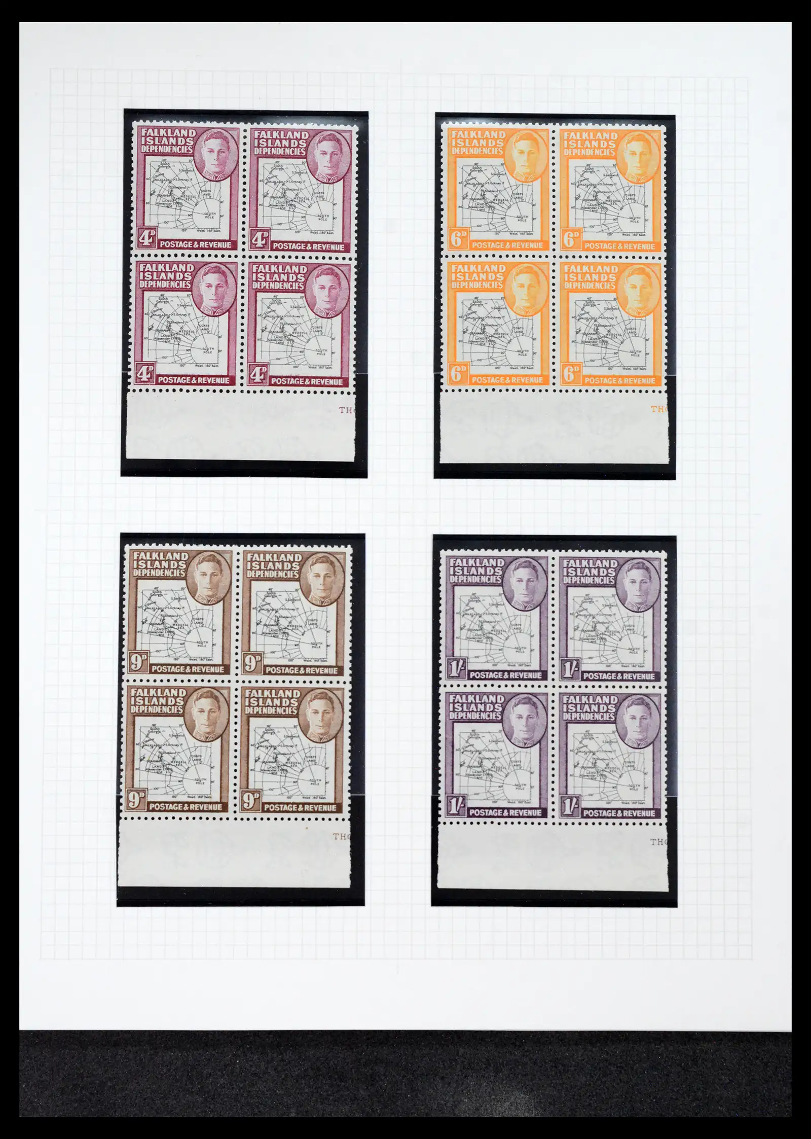 40525 0038 - Stamp collection 40525 Falkland Islands supercollection 1869-1970.