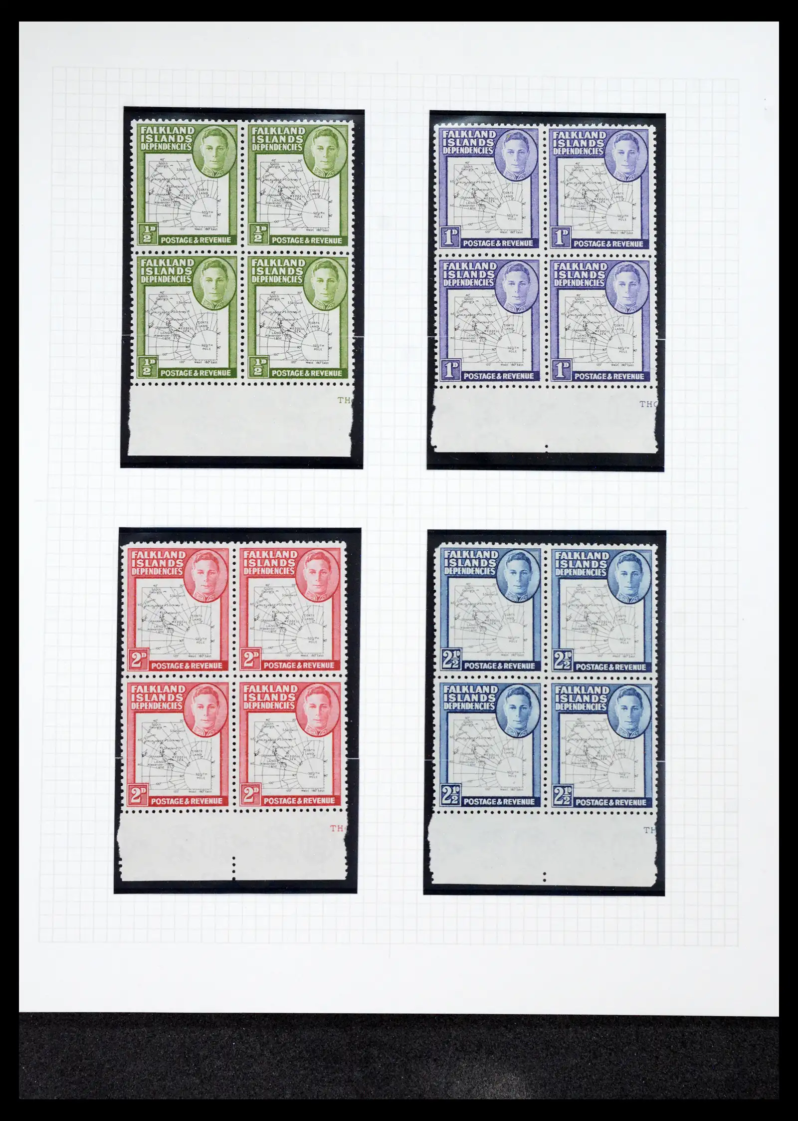 40525 0039 - Stamp collection 40525 Falkland Islands supercollection 1869-1970.
