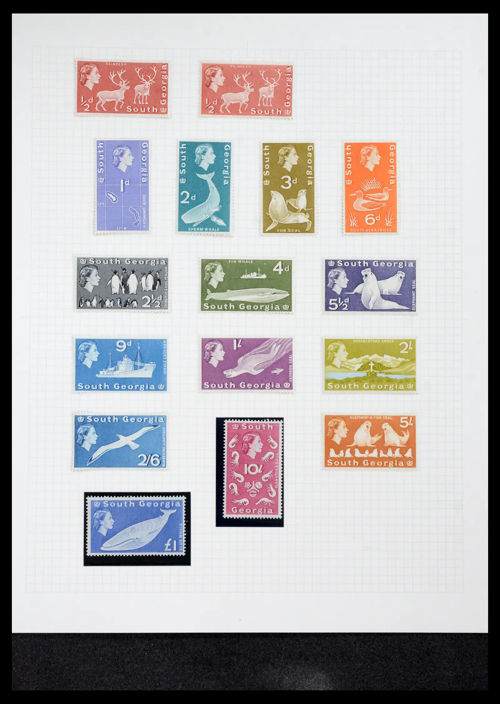 40525 0044 - Stamp collection 40525 Falkland Islands supercollection 1869-1970.