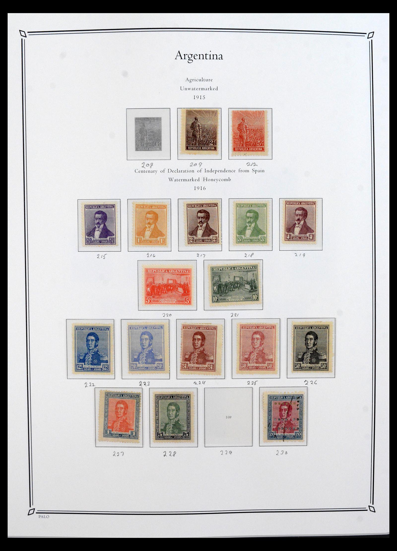 40526 0014 - Postzegel verzameling 40526 Argentinië 1858-1997.
