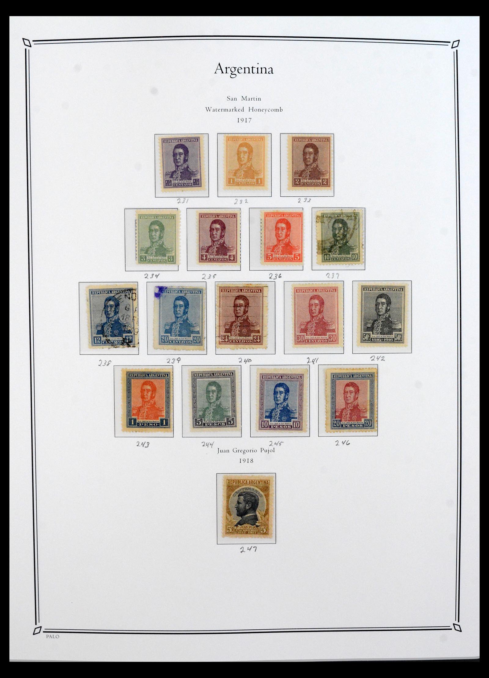 40526 0015 - Postzegel verzameling 40526 Argentinië 1858-1997.