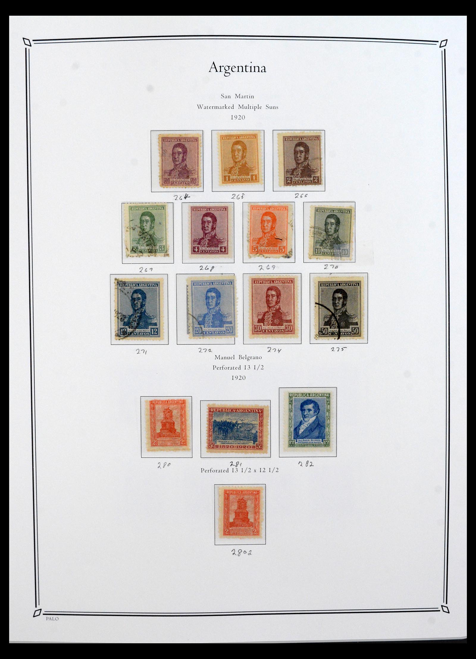 40526 0017 - Postzegel verzameling 40526 Argentinië 1858-1997.