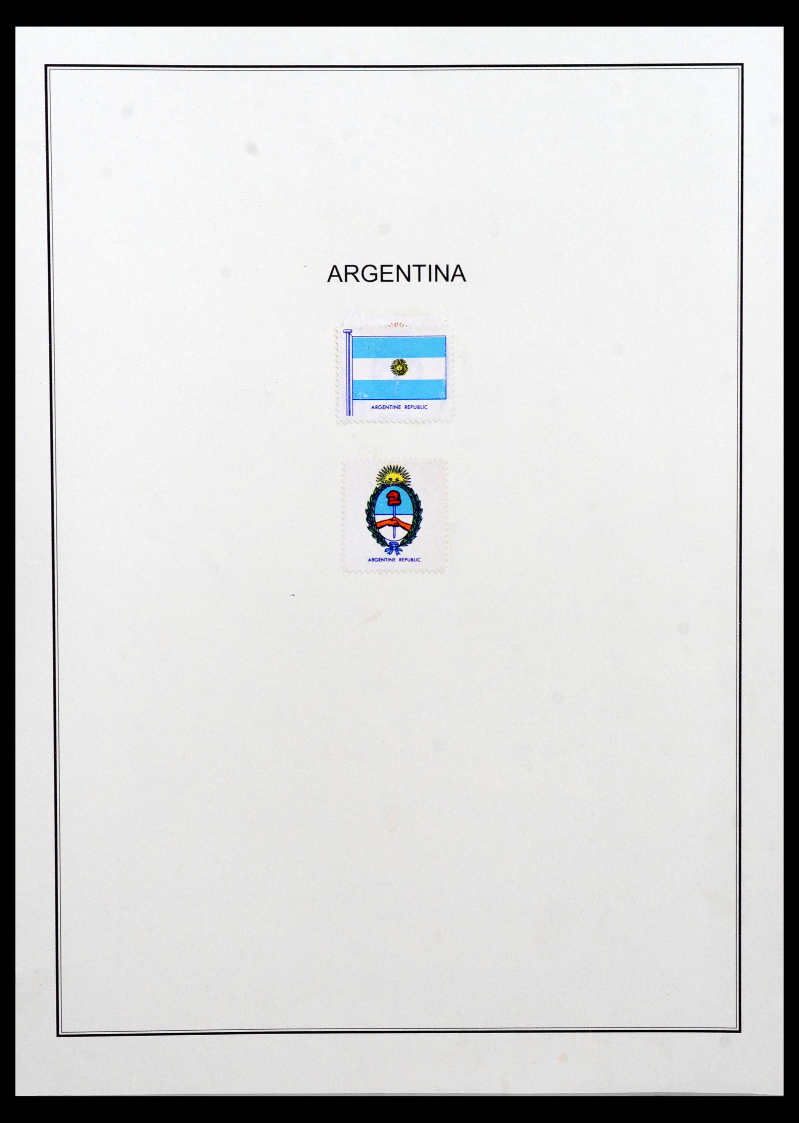40527 0001 - Postzegel verzameling 40527 Argentinië 1858-1999.