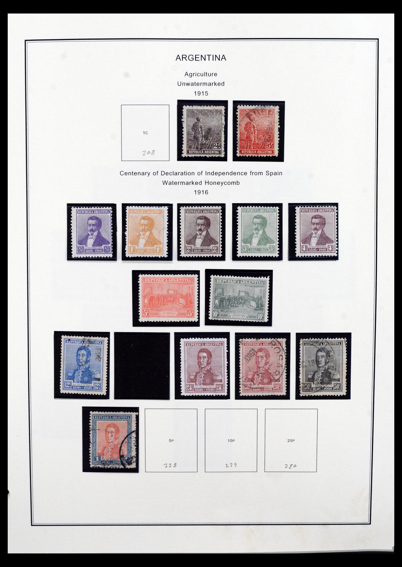40527 0015 - Postzegel verzameling 40527 Argentinië 1858-1999.