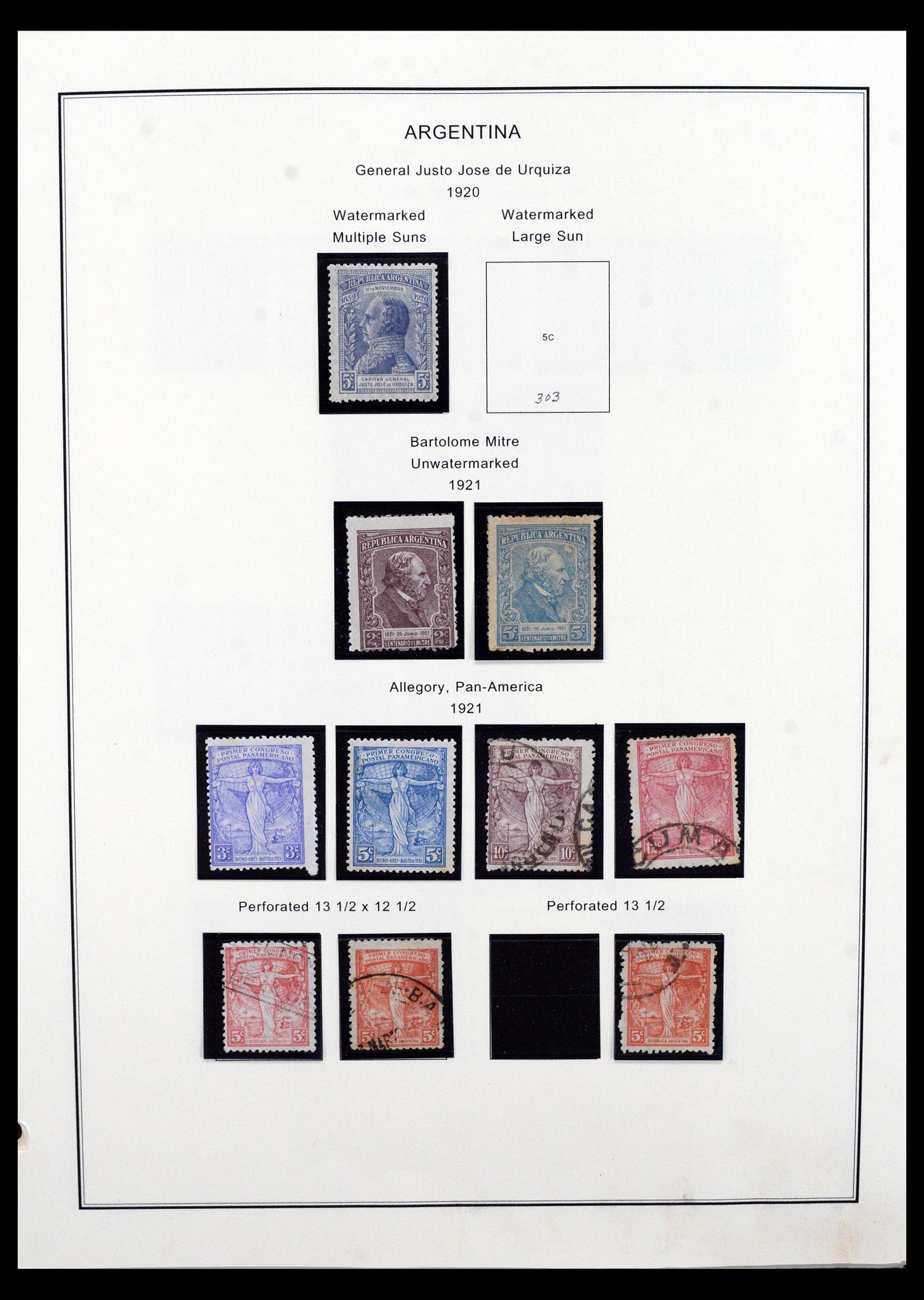 40527 0019 - Postzegel verzameling 40527 Argentinië 1858-1999.