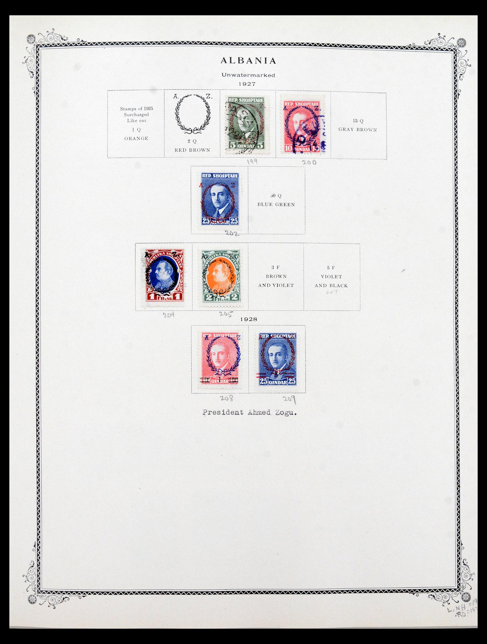40528 0005 - Postzegel verzameling 40528 Zuid-Oost Europa 1861-1940.