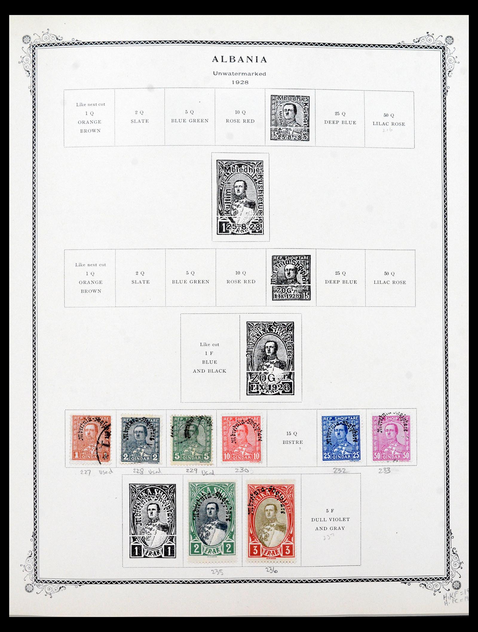 40528 0006 - Postzegel verzameling 40528 Zuid-Oost Europa 1861-1940.