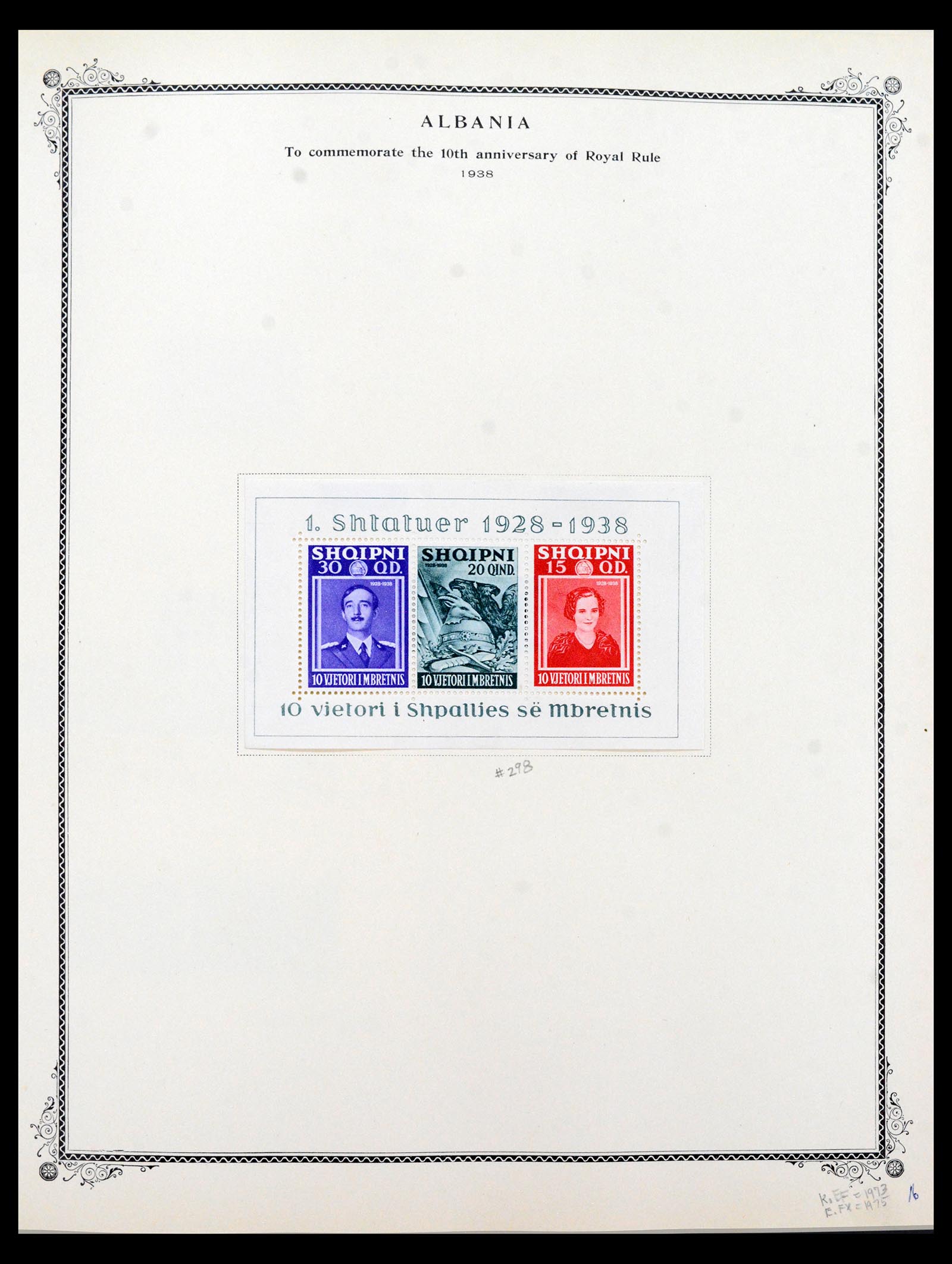40528 0009 - Postzegel verzameling 40528 Zuid-Oost Europa 1861-1940.