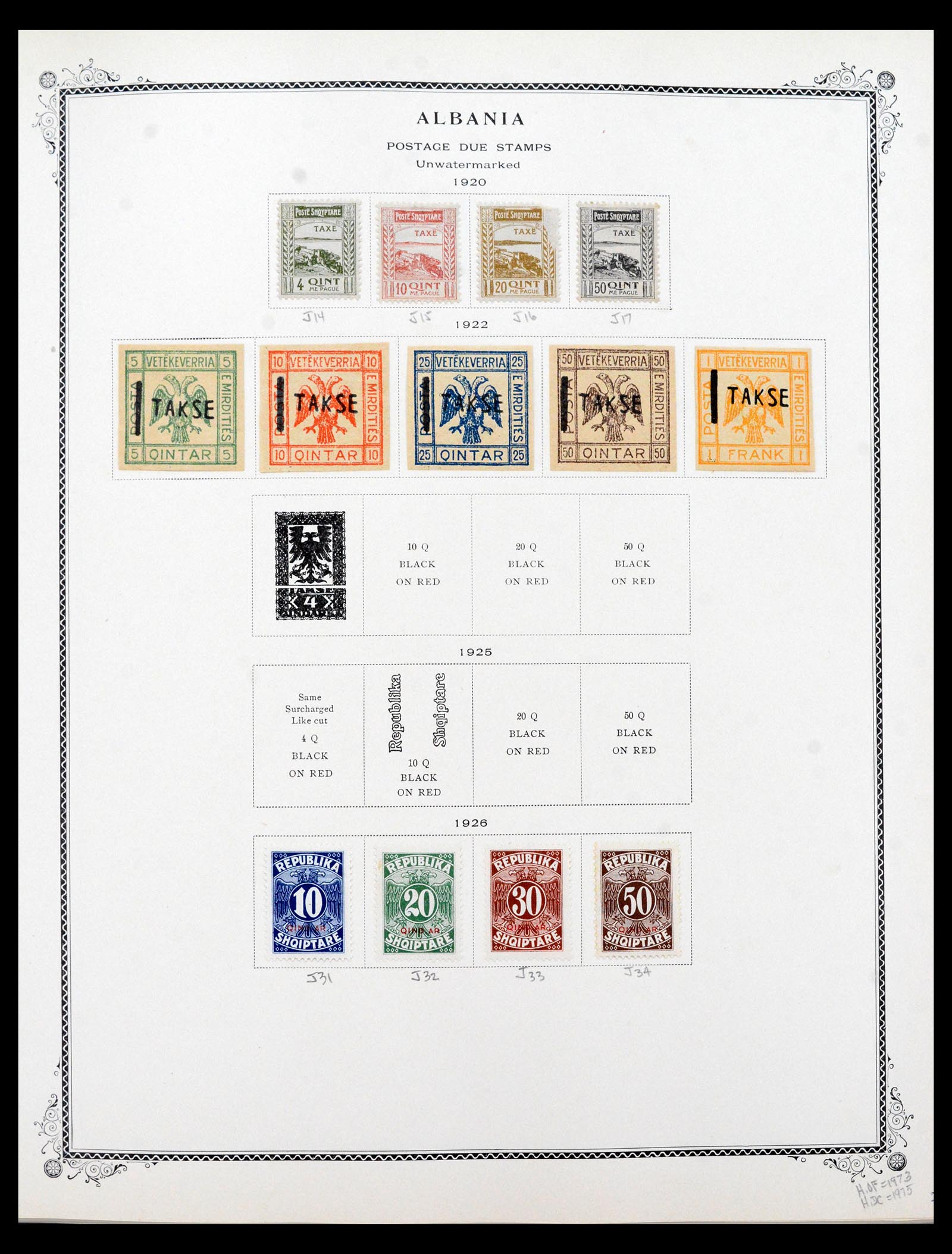 40528 0012 - Postzegel verzameling 40528 Zuid-Oost Europa 1861-1940.