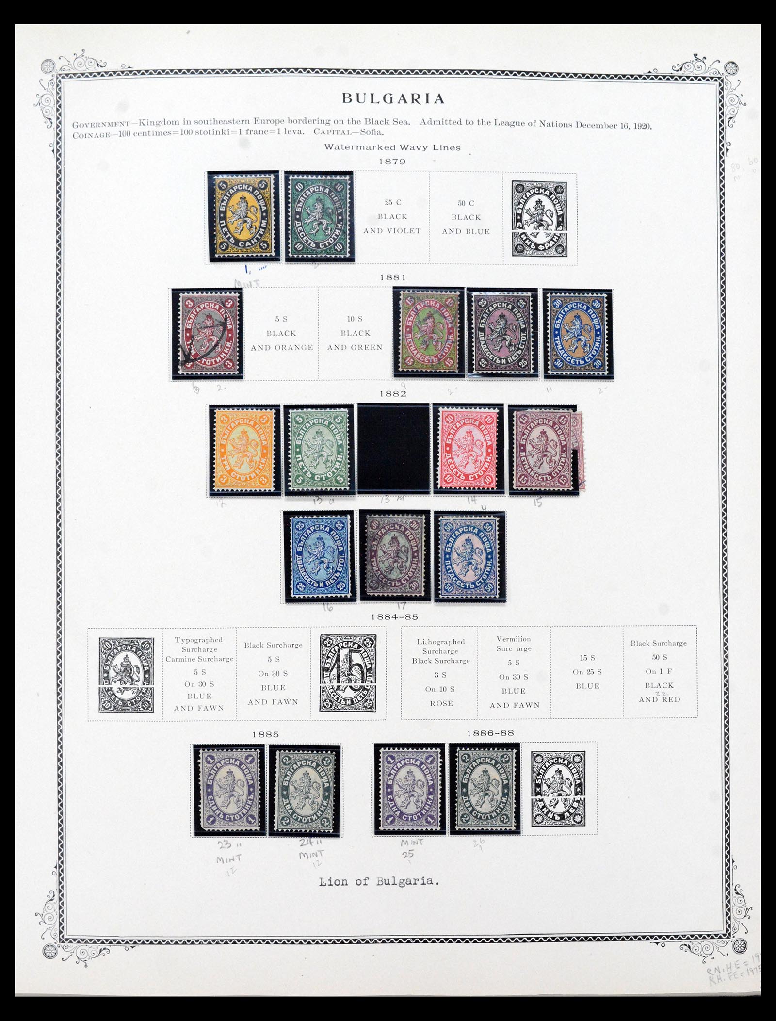 40528 0013 - Postzegel verzameling 40528 Zuid-Oost Europa 1861-1940.