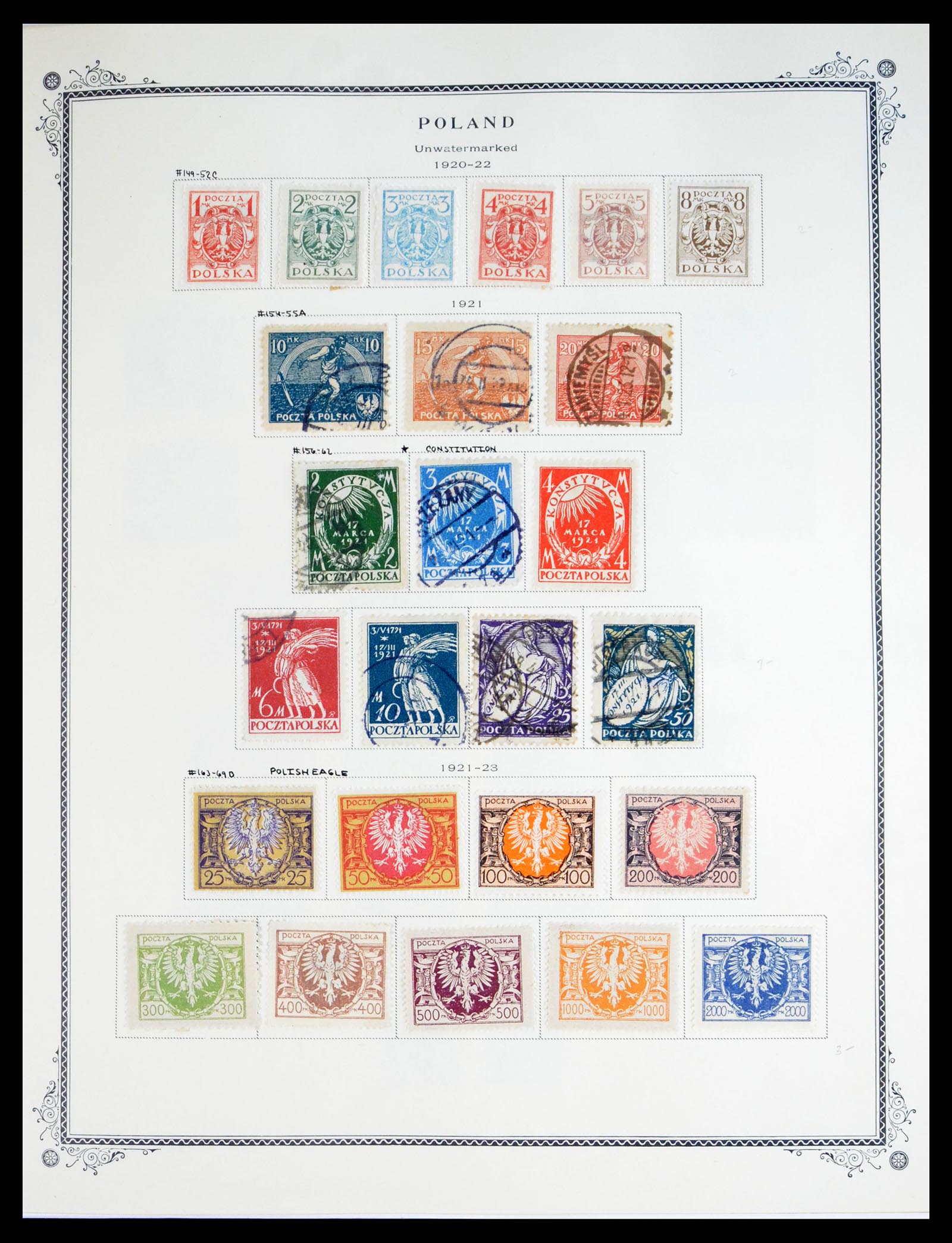 40531 0014 - Postzegel verzameling 40531 Polen 1918-1979.