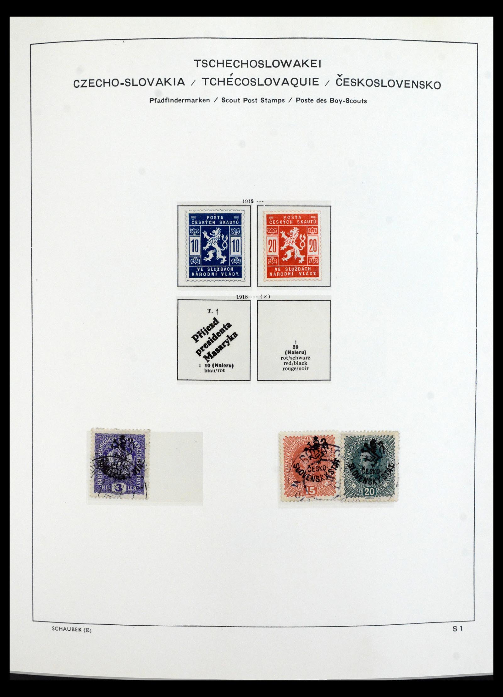 40532 0003 - Postzegel verzameling 40532 Tsjechoslowakije 1918-1991.
