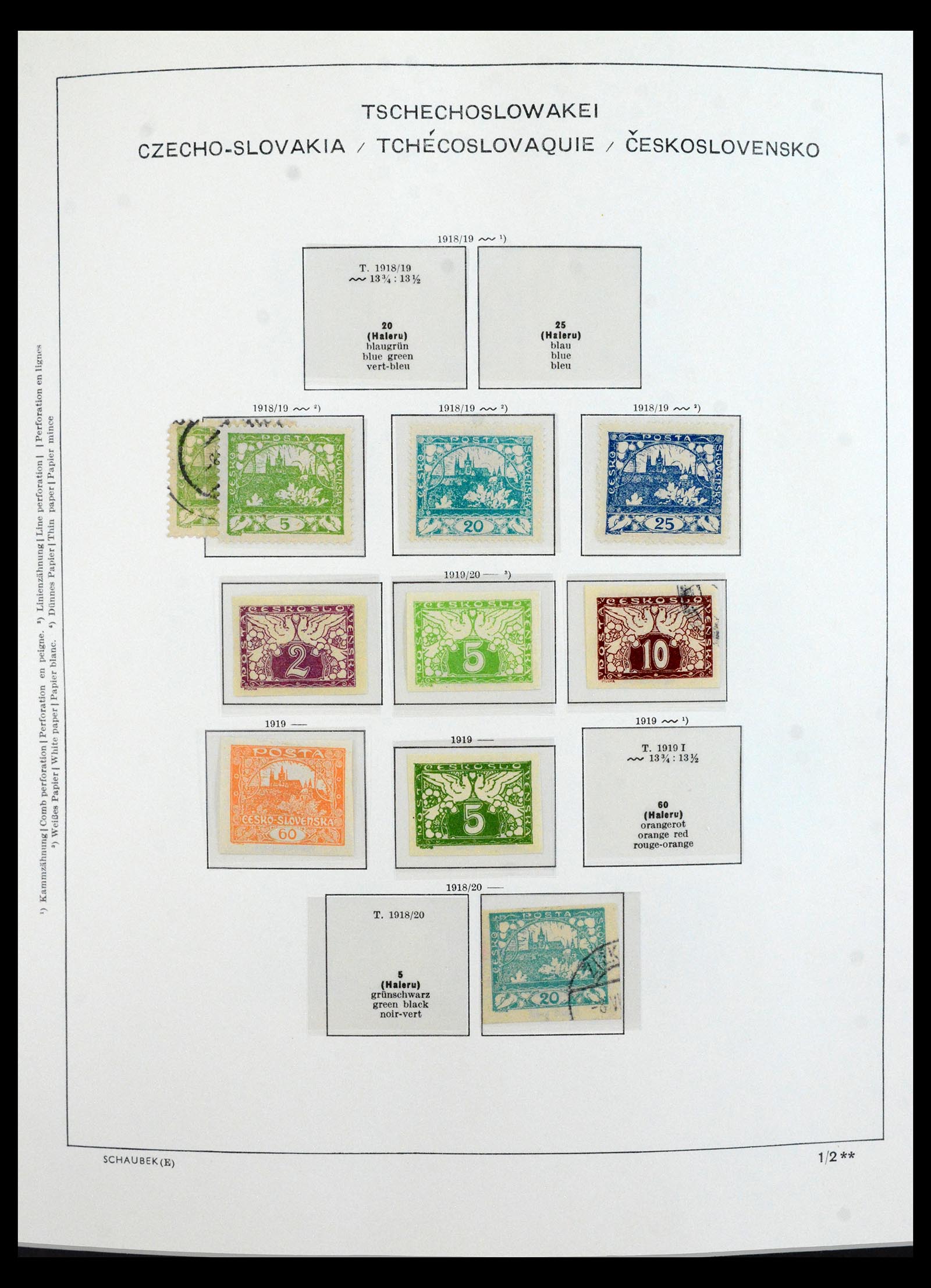 40532 0006 - Postzegel verzameling 40532 Tsjechoslowakije 1918-1991.