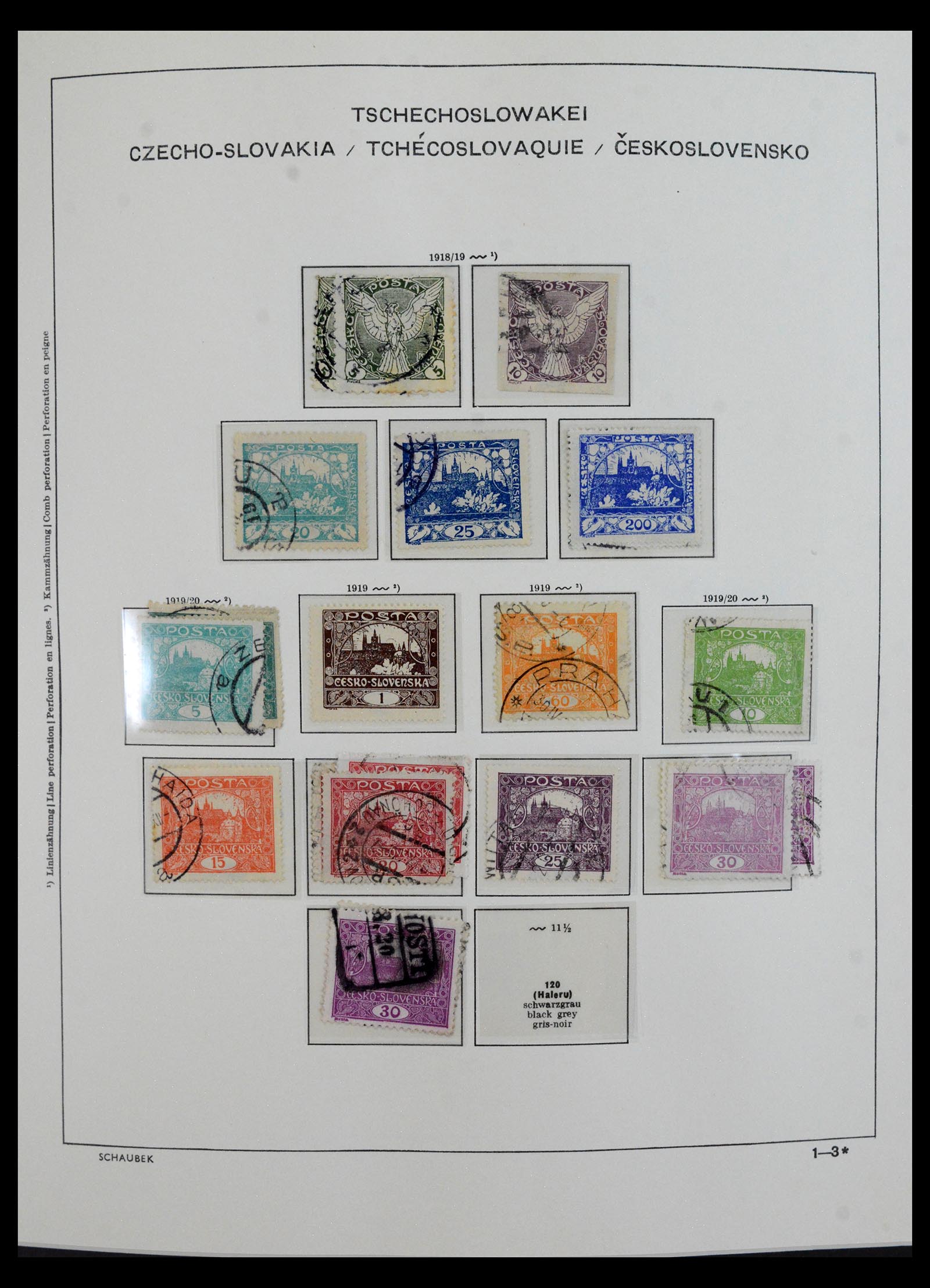 40532 0008 - Postzegel verzameling 40532 Tsjechoslowakije 1918-1991.