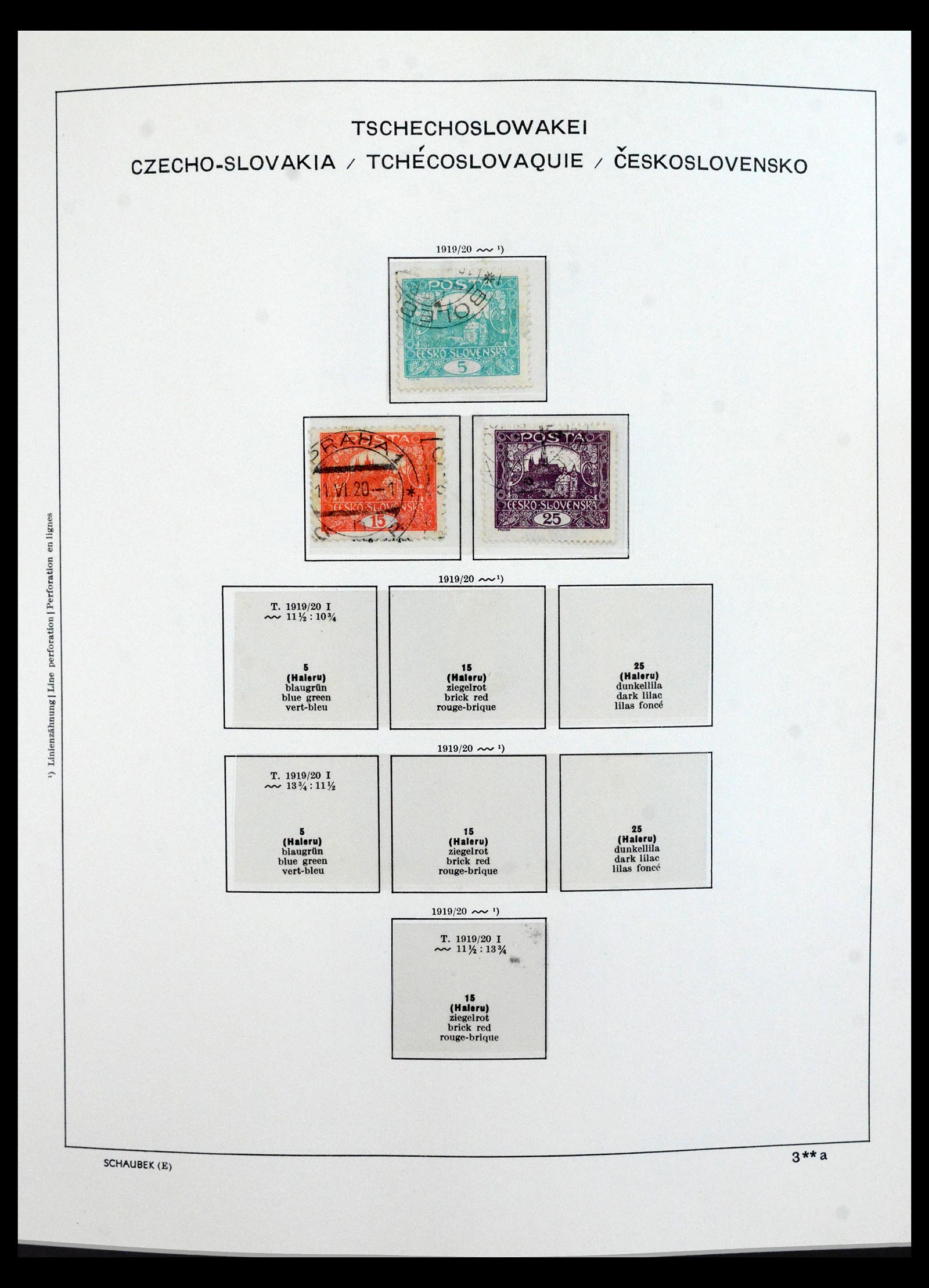 40532 0010 - Postzegel verzameling 40532 Tsjechoslowakije 1918-1991.