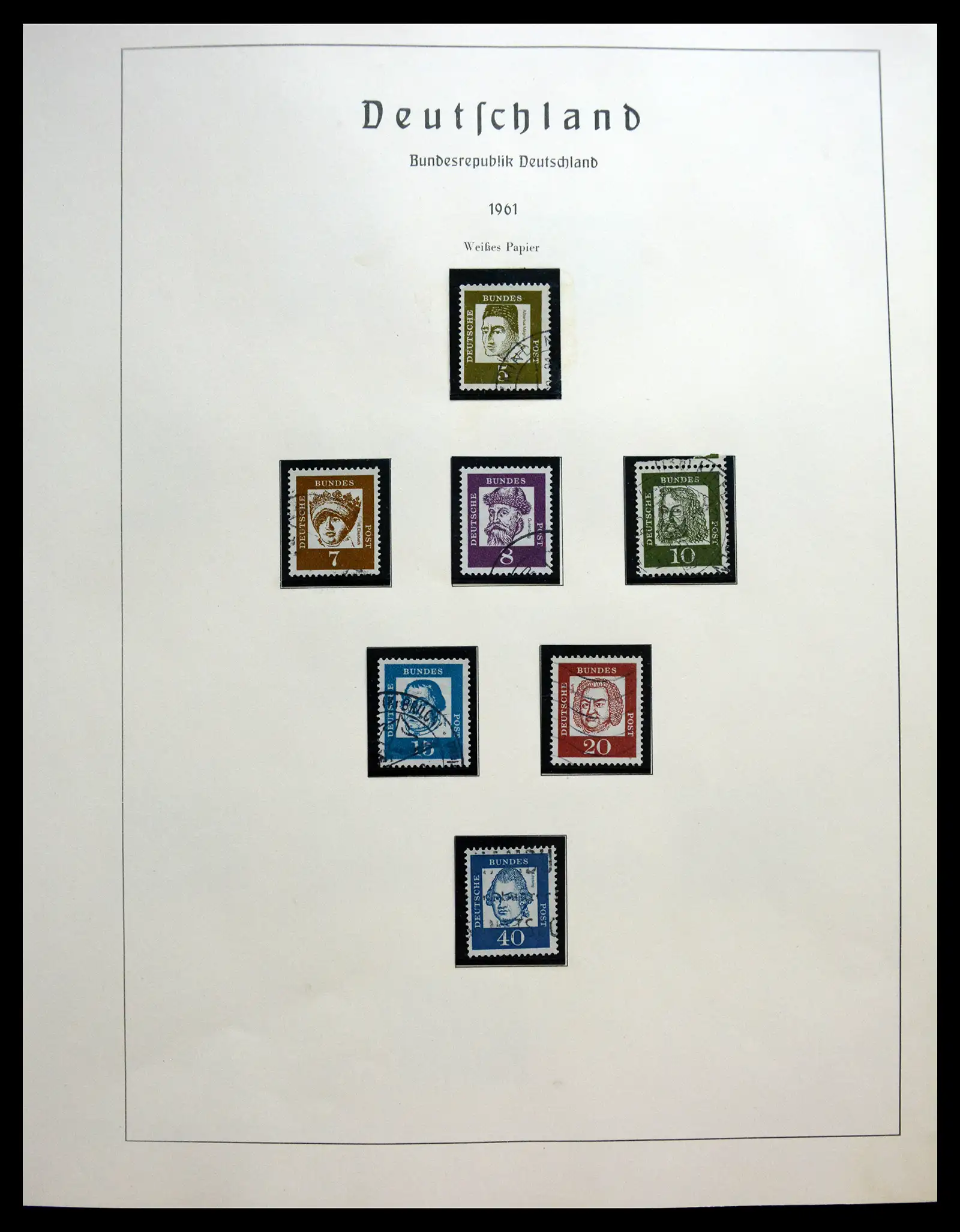 40538 0022 - Stamp collection 40538 Bundespost Germany complete 1949-1990.