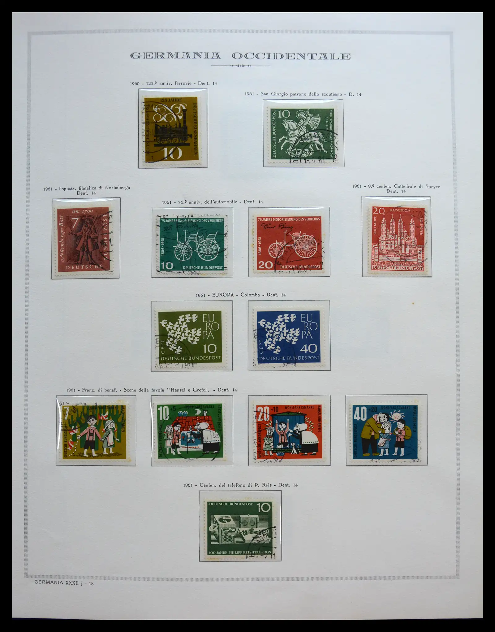 40538 0023 - Stamp collection 40538 Bundespost Germany complete 1949-1990.