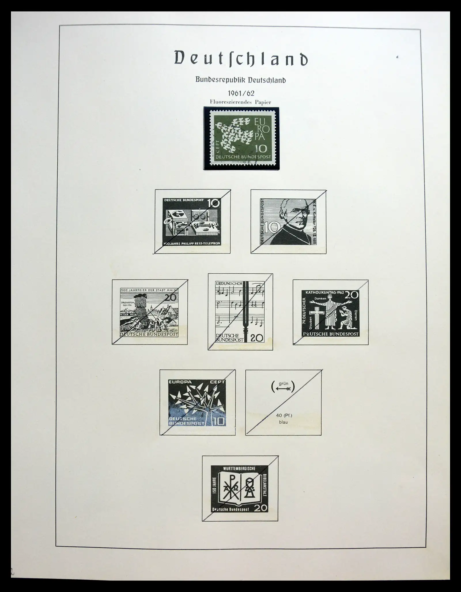 40538 0024 - Stamp collection 40538 Bundespost Germany complete 1949-1990.