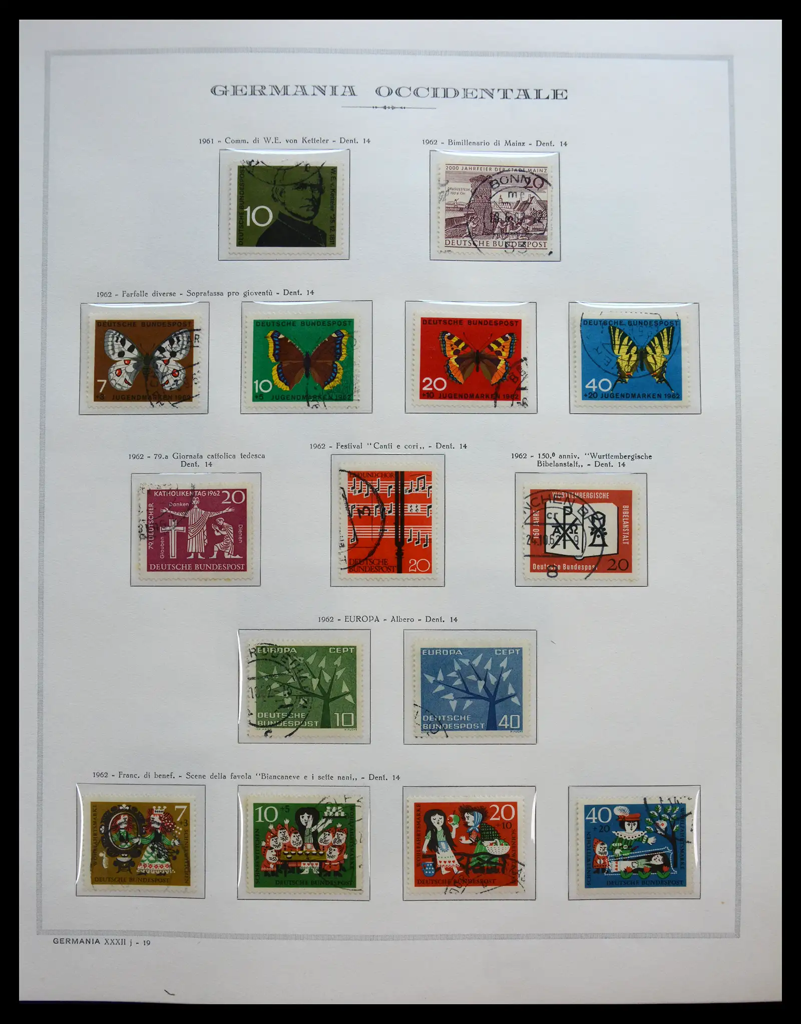 40538 0025 - Stamp collection 40538 Bundespost Germany complete 1949-1990.
