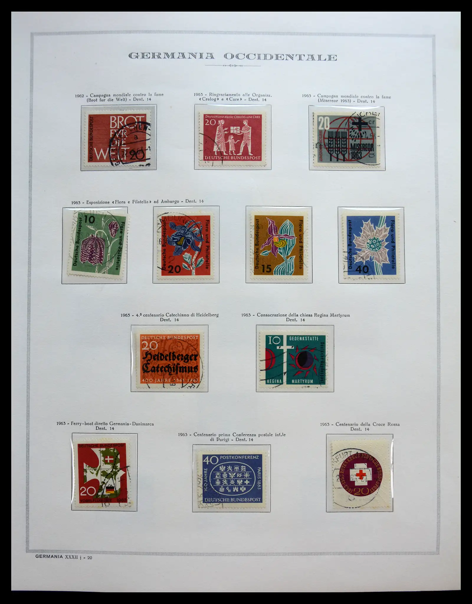 40538 0026 - Stamp collection 40538 Bundespost Germany complete 1949-1990.