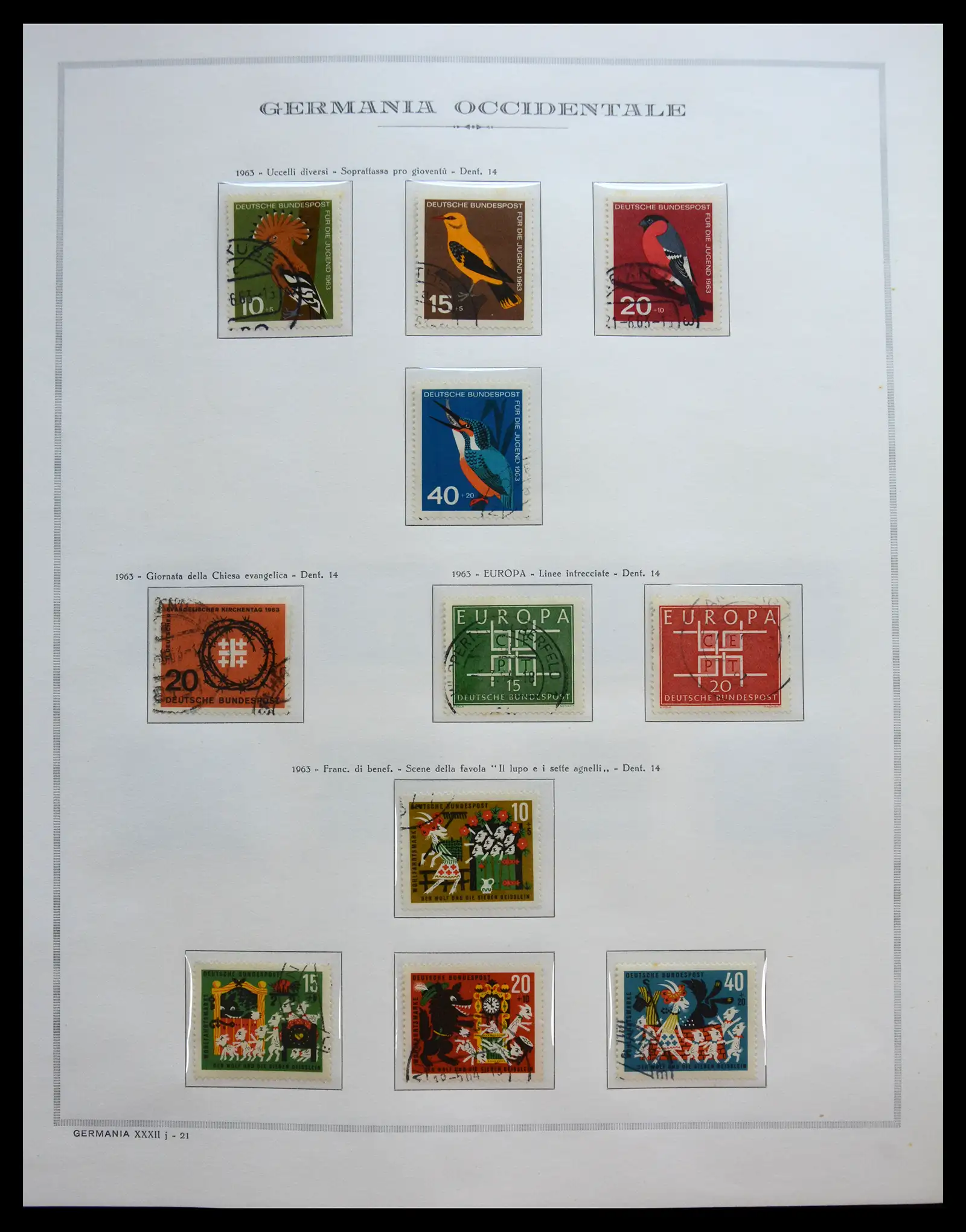 40538 0027 - Stamp collection 40538 Bundespost Germany complete 1949-1990.