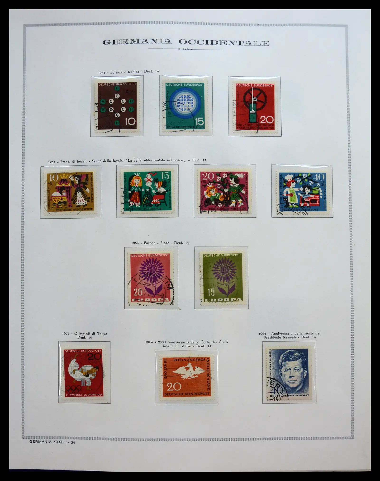 40538 0031 - Stamp collection 40538 Bundespost Germany complete 1949-1990.