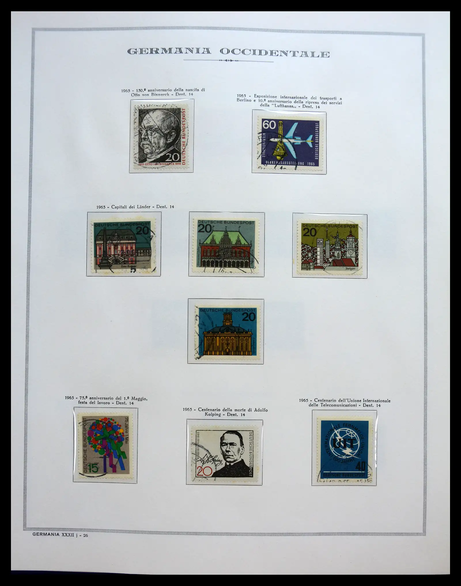 40538 0033 - Stamp collection 40538 Bundespost Germany complete 1949-1990.