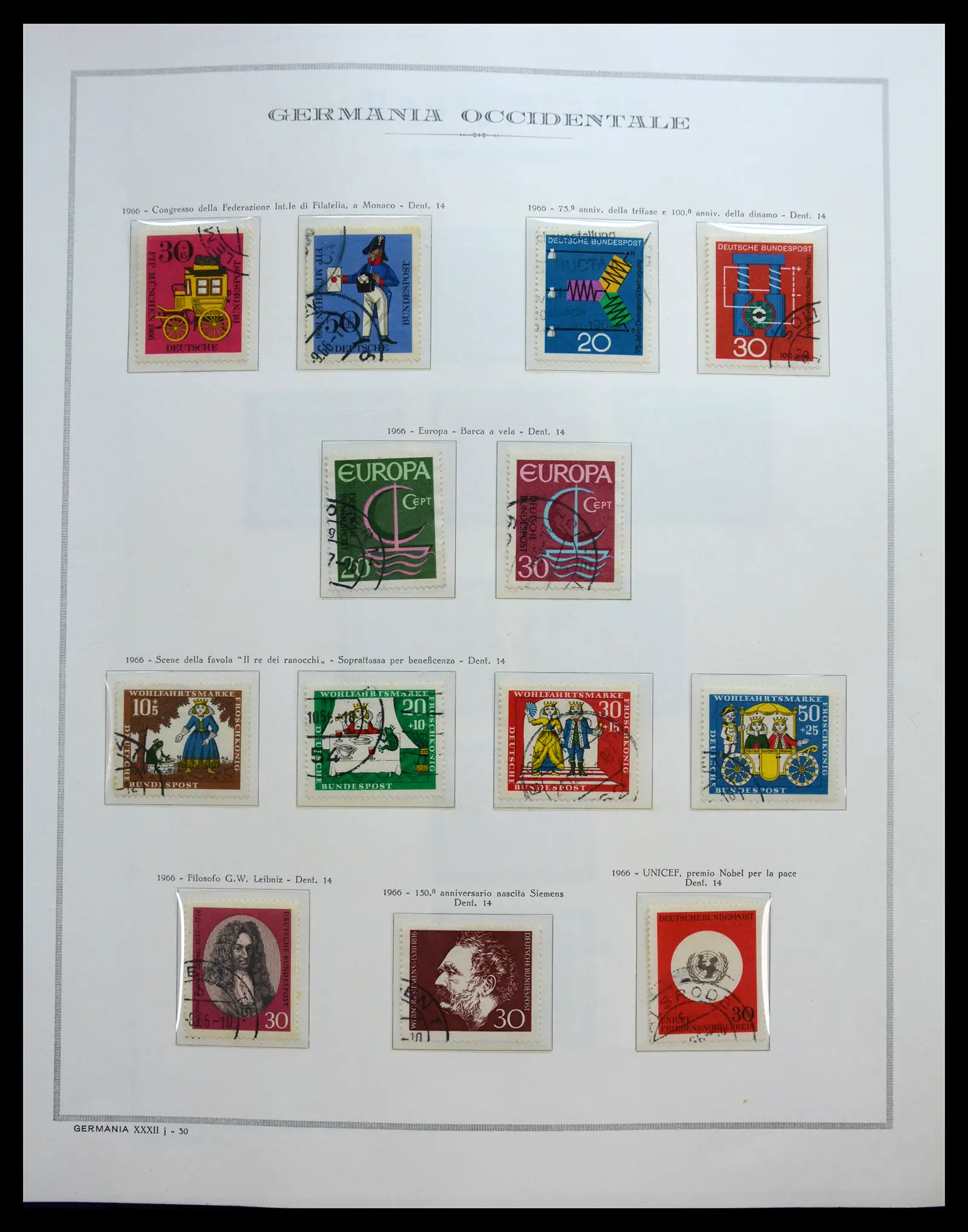 40538 0037 - Stamp collection 40538 Bundespost Germany complete 1949-1990.