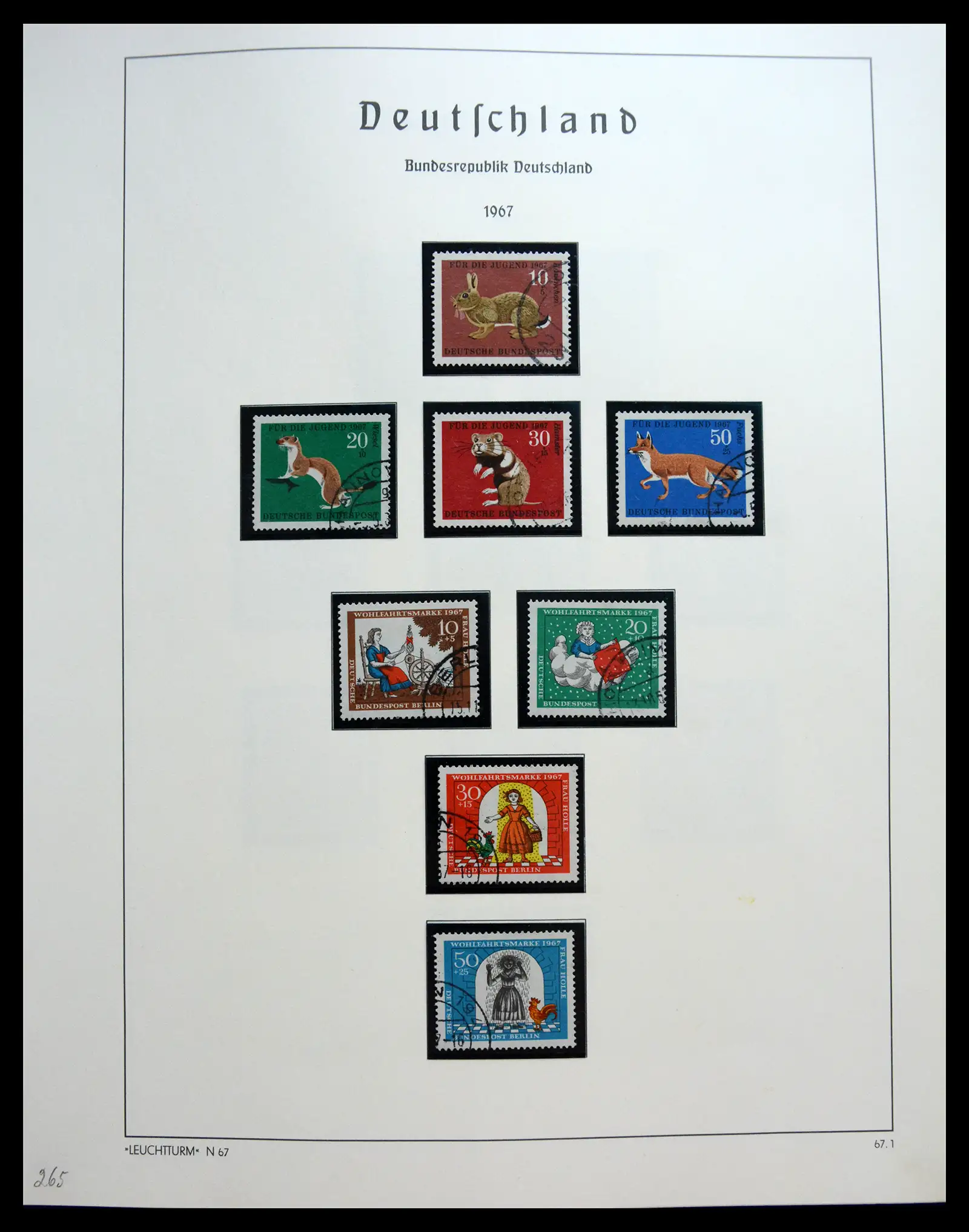 40538 0038 - Stamp collection 40538 Bundespost Germany complete 1949-1990.