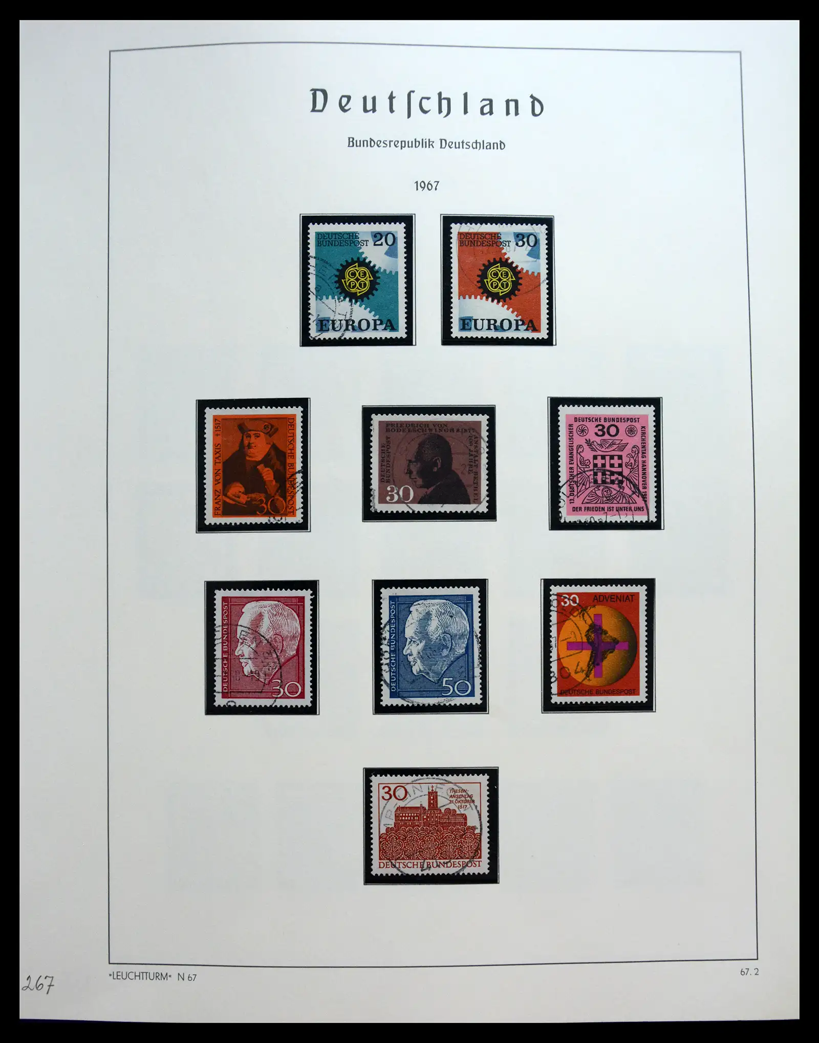 40538 0039 - Stamp collection 40538 Bundespost Germany complete 1949-1990.