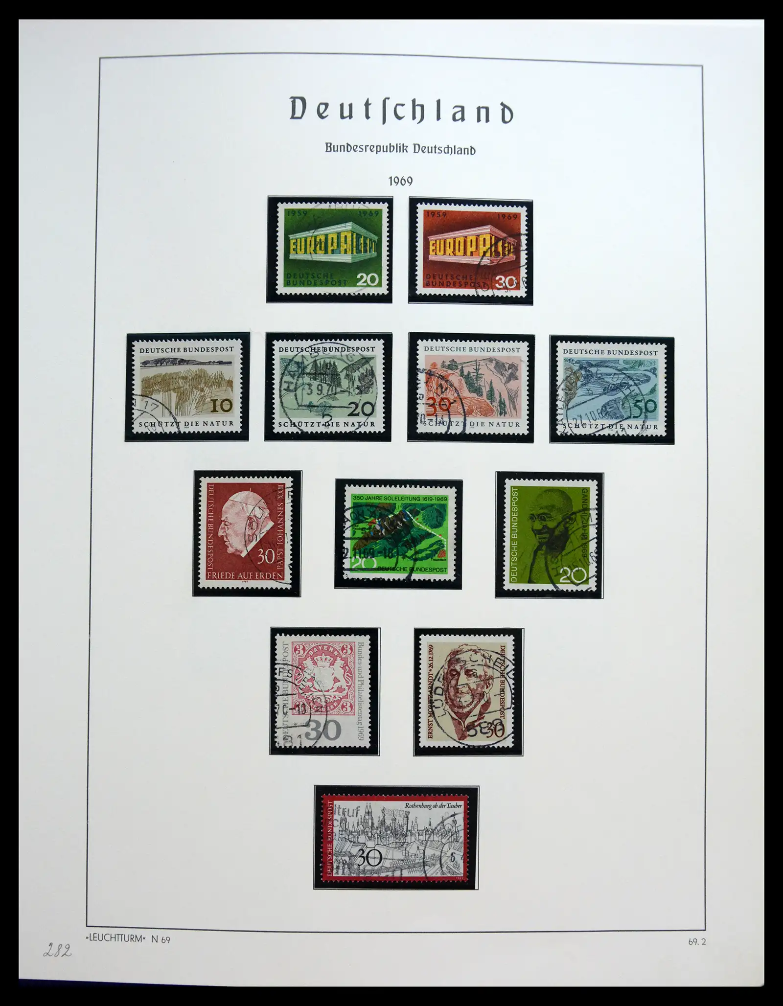 40538 0046 - Stamp collection 40538 Bundespost Germany complete 1949-1990.
